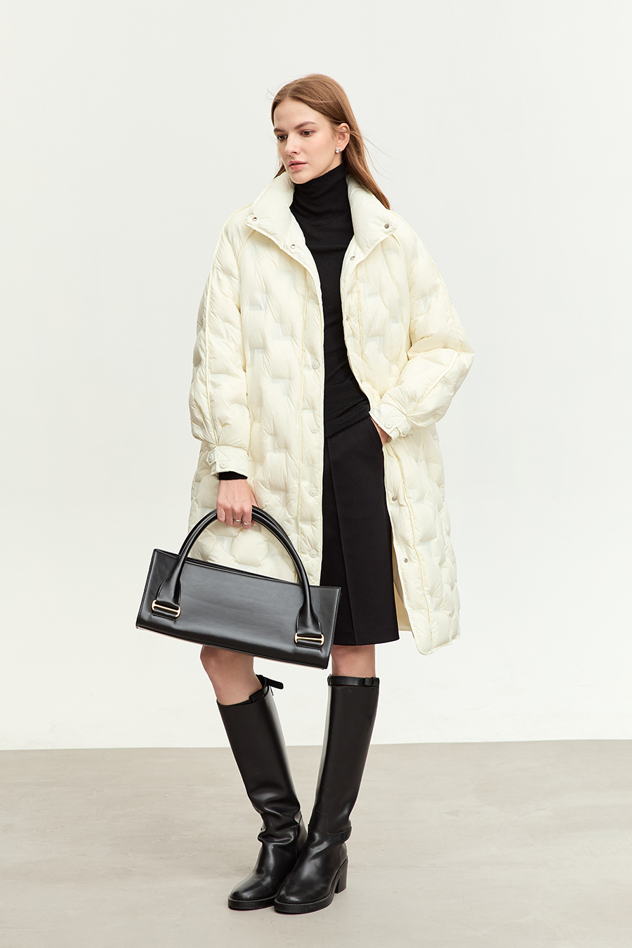 Stand Collar Direct - filled Down Jacket|AMII-AMII.com