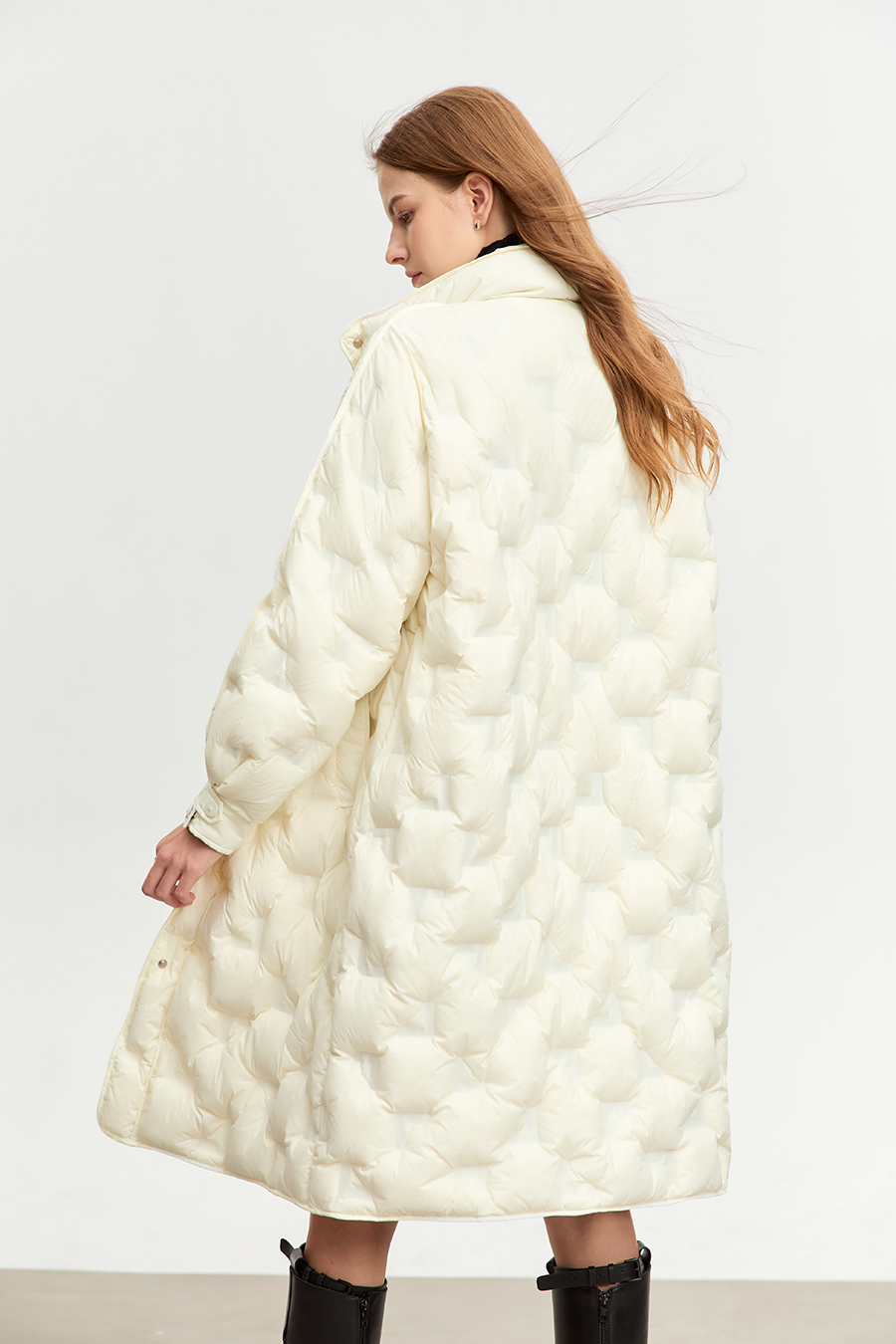 Stand Collar Direct - filled Down Jacket|AMII-AMII.com