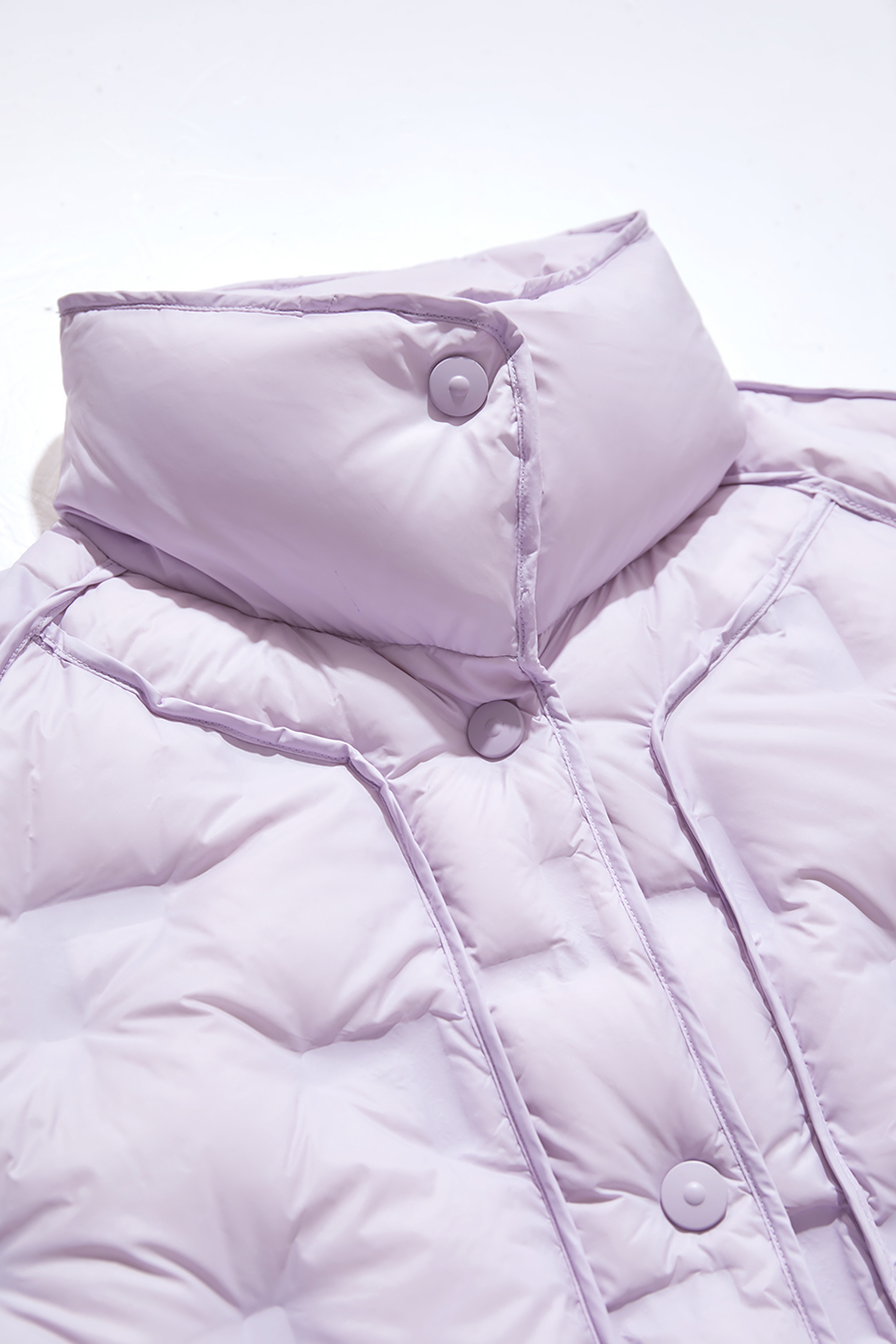 Stand Collar Direct - filled Down Jacket|AMII-AMII.com