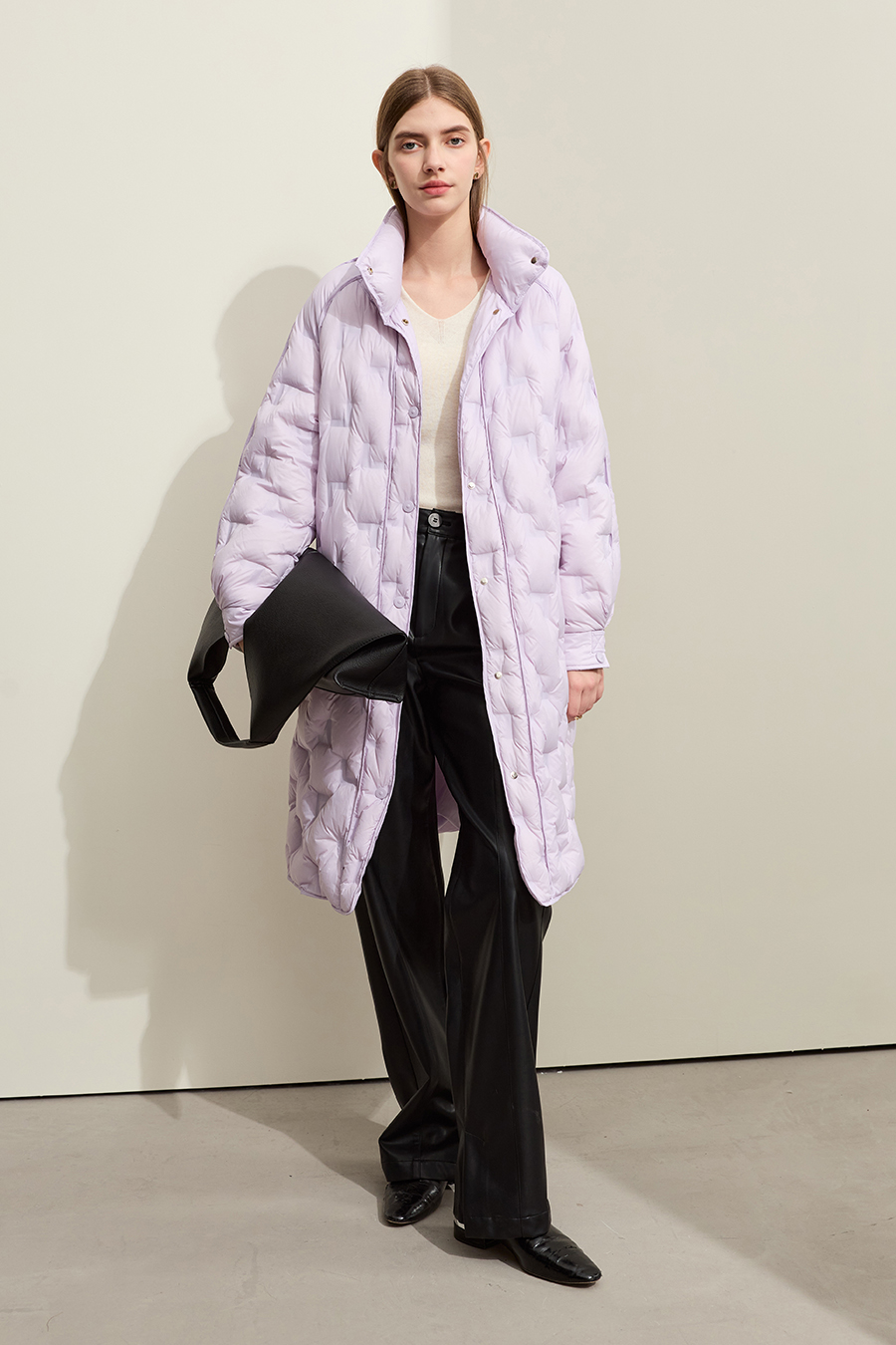 Stand Collar Direct - filled Down Jacket|AMII-AMII.com