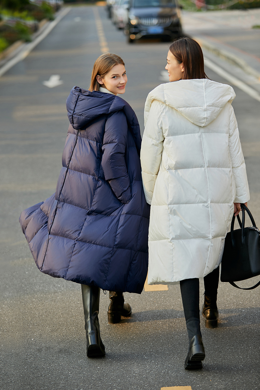 Hooded Magnetic Button Down Jacket|AMII-AMII.com