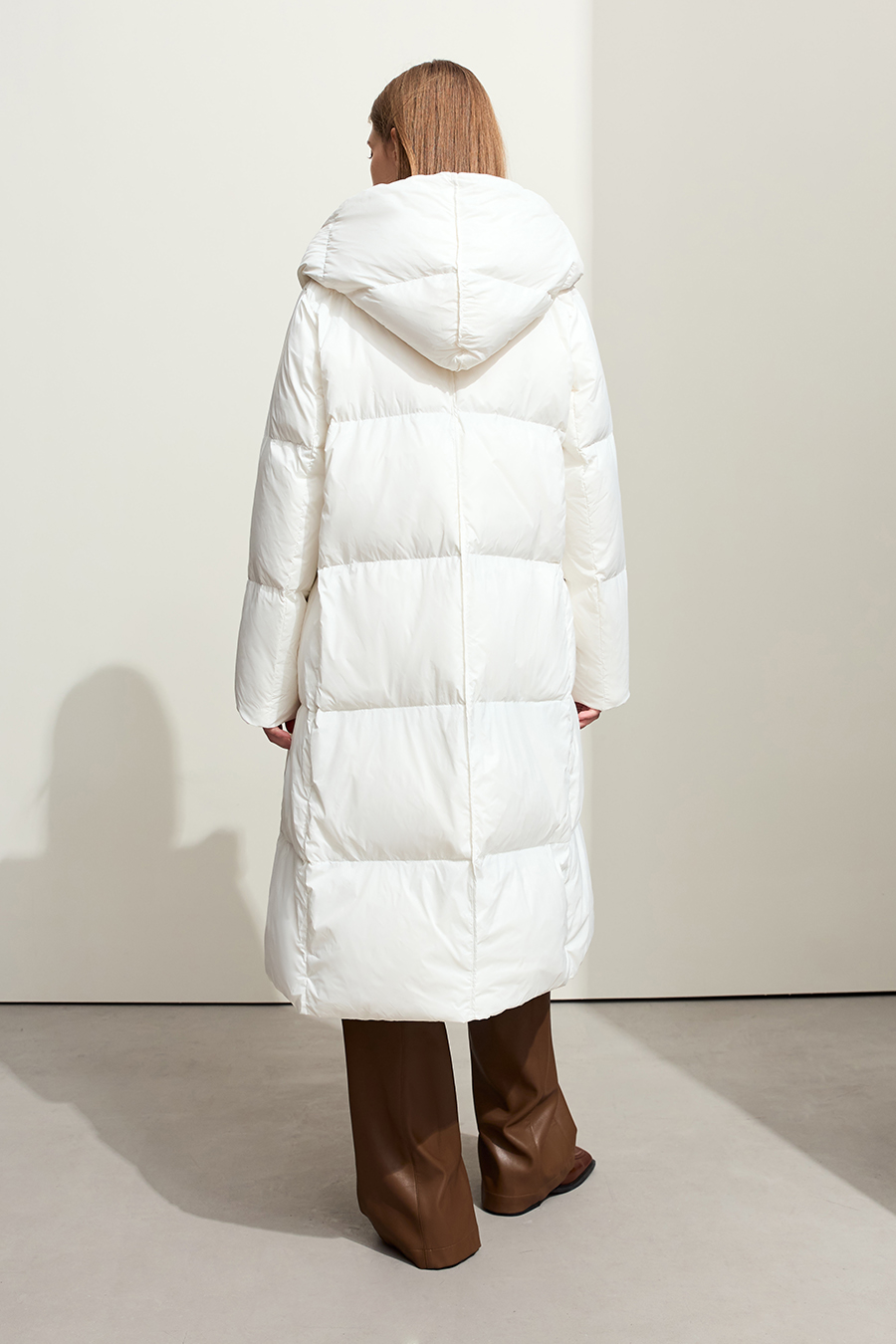 Hooded Magnetic Button Down Jacket|AMII-AMII.com