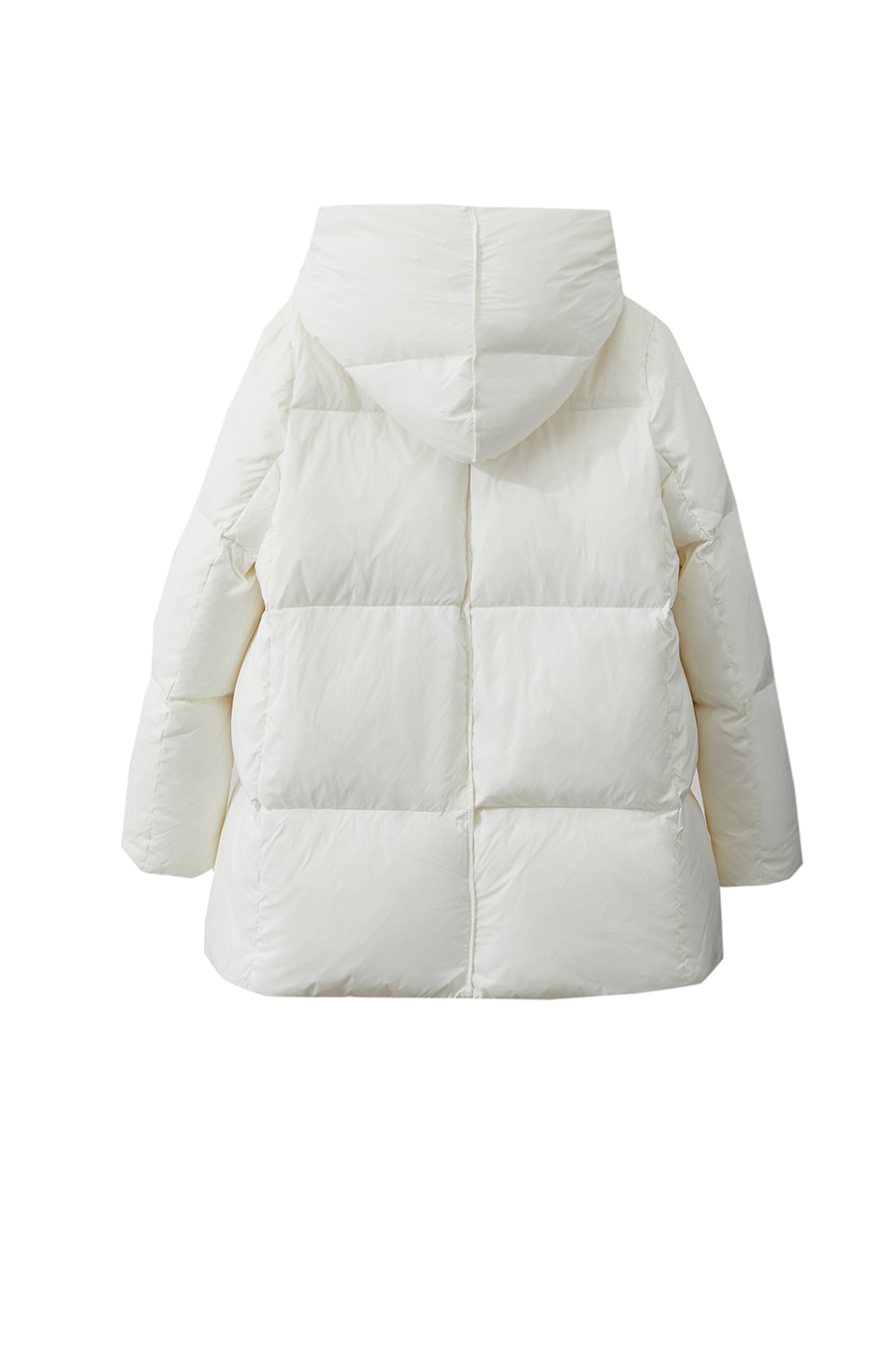 Hooded Magnetic Button Down Jacket|AMII-AMII.com