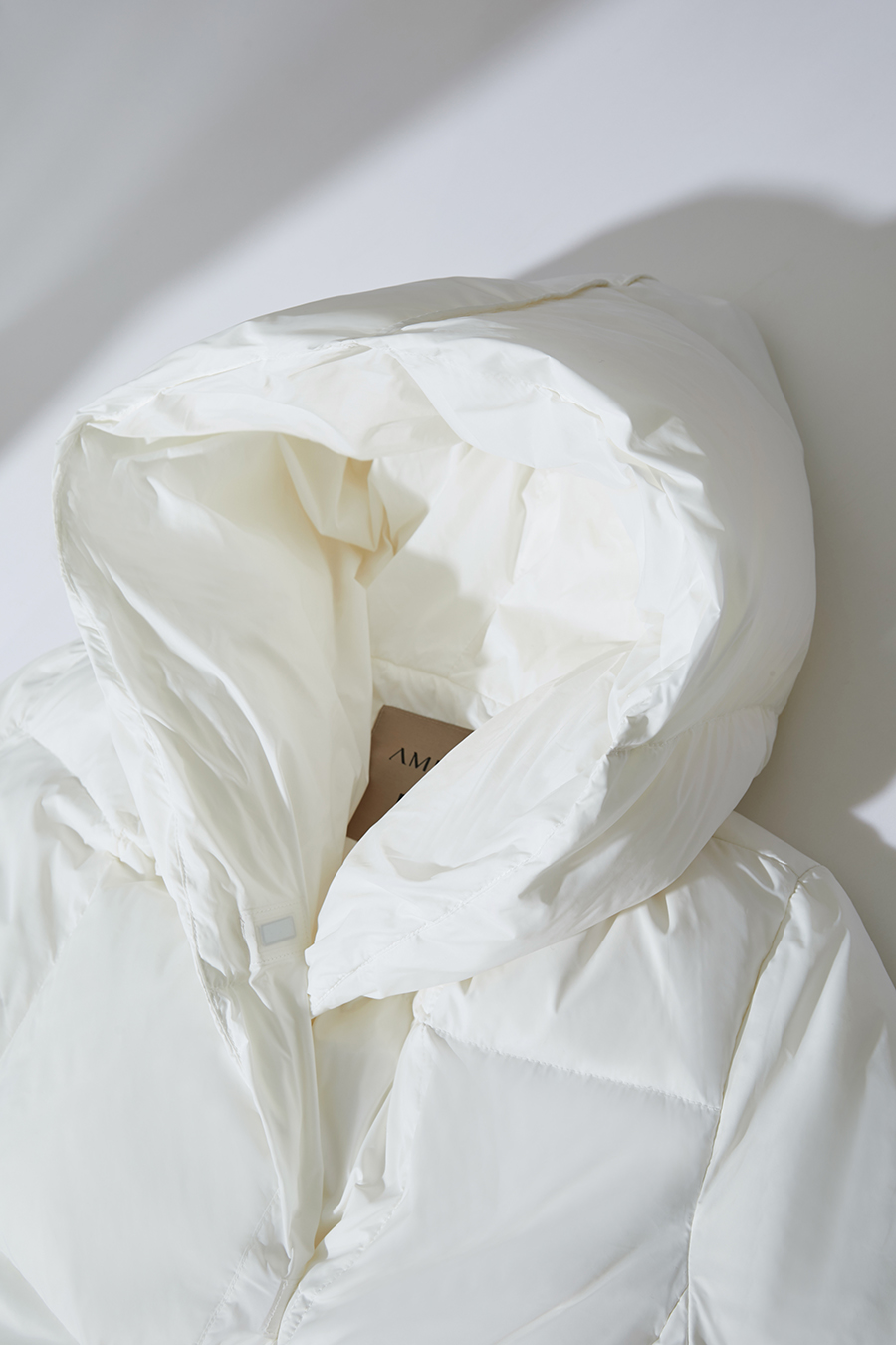 Hooded Magnetic Button Down Jacket|AMII-AMII.com