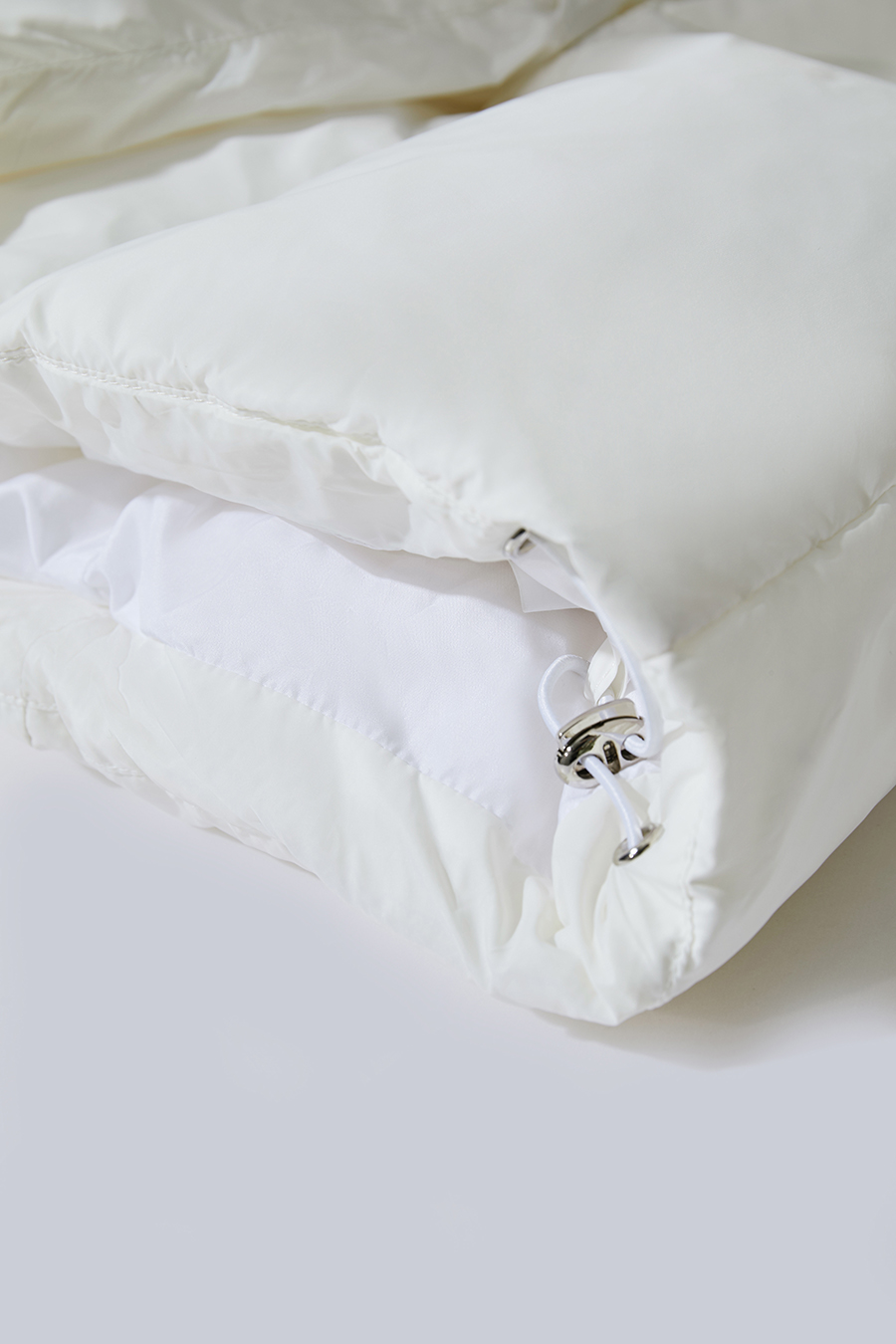 Hooded Magnetic Button Down Jacket|AMII-AMII.com