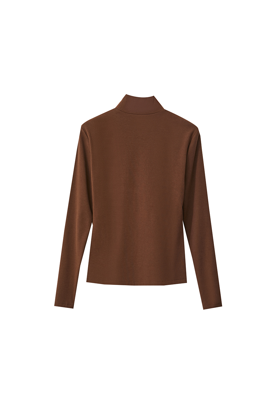 Letter Embroidered Brushed T-Shirt|AMII-AMII.com