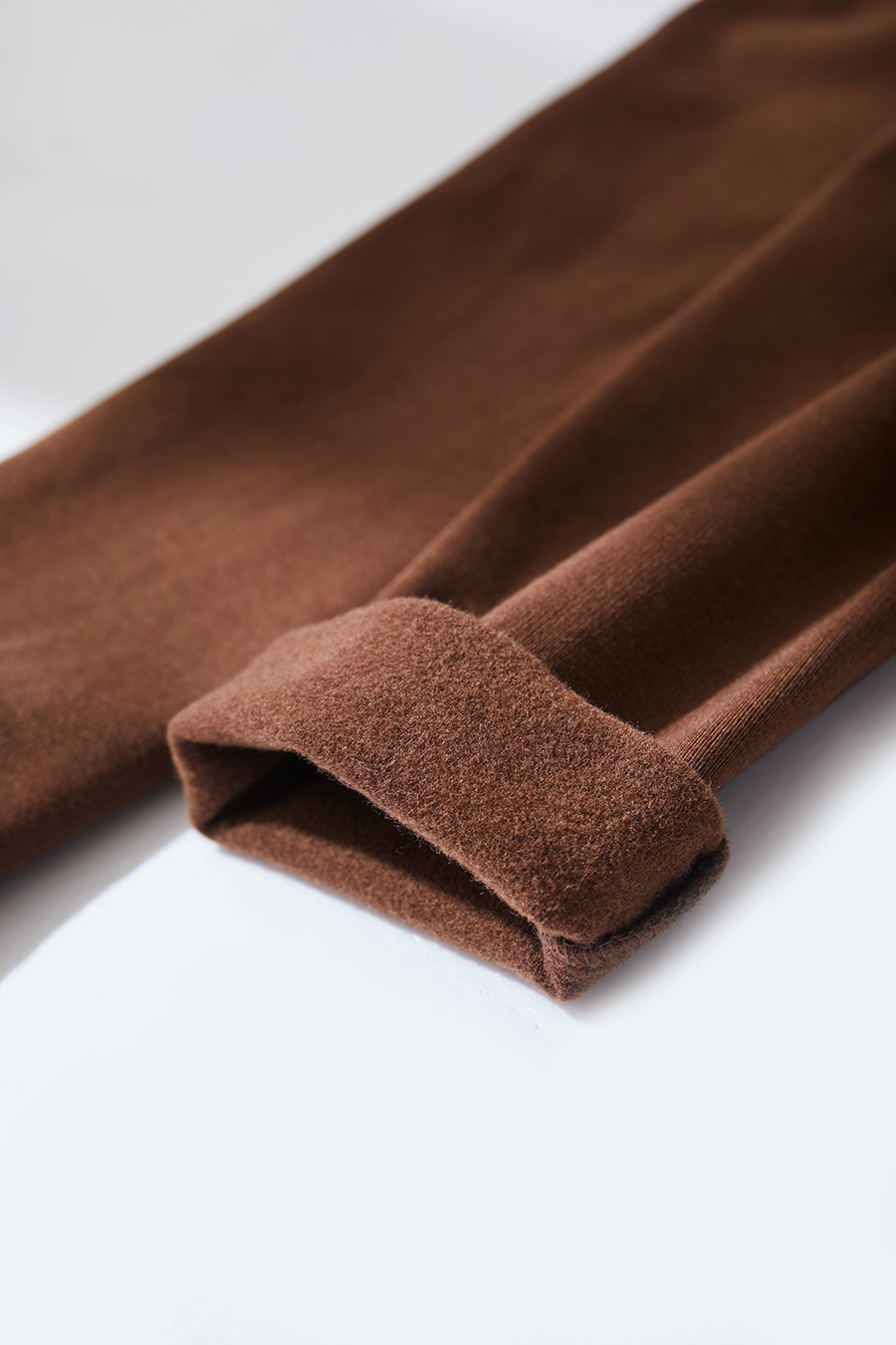 Letter Embroidered Brushed T-Shirt|AMII-AMII.com