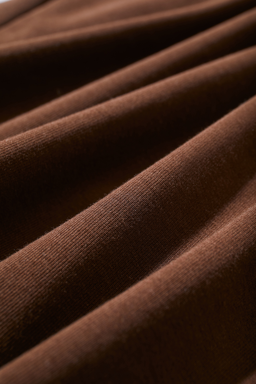 Letter Embroidered Brushed T-Shirt|AMII-AMII.com