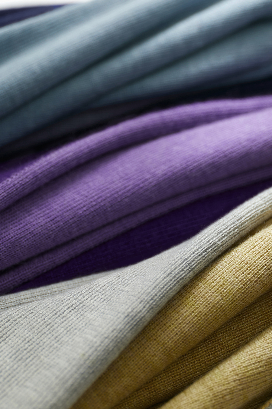 Mock Neck Contrast Color Reversible Knit Top