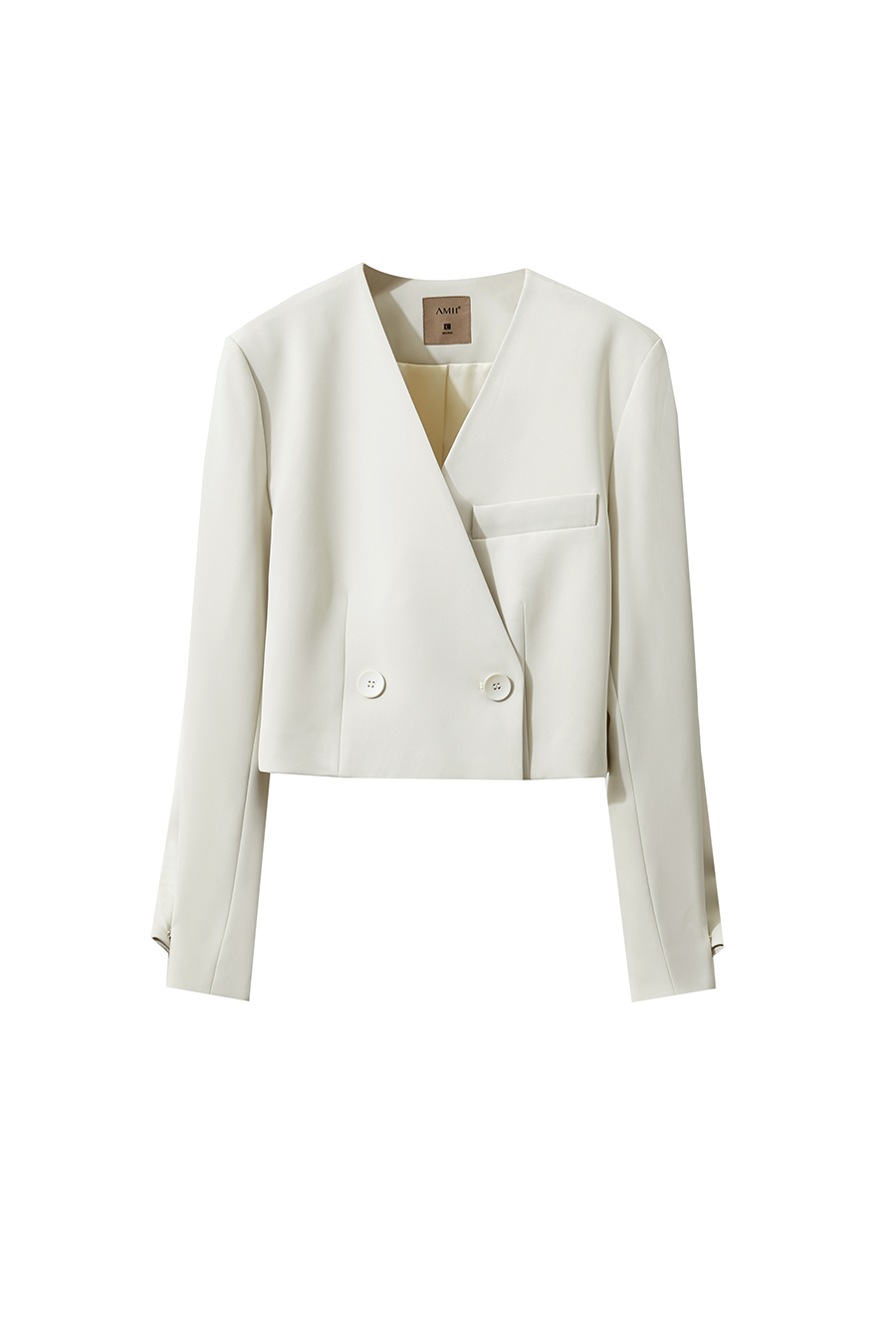 Short Double - button V - Neck Suit|AMII-AMII.com