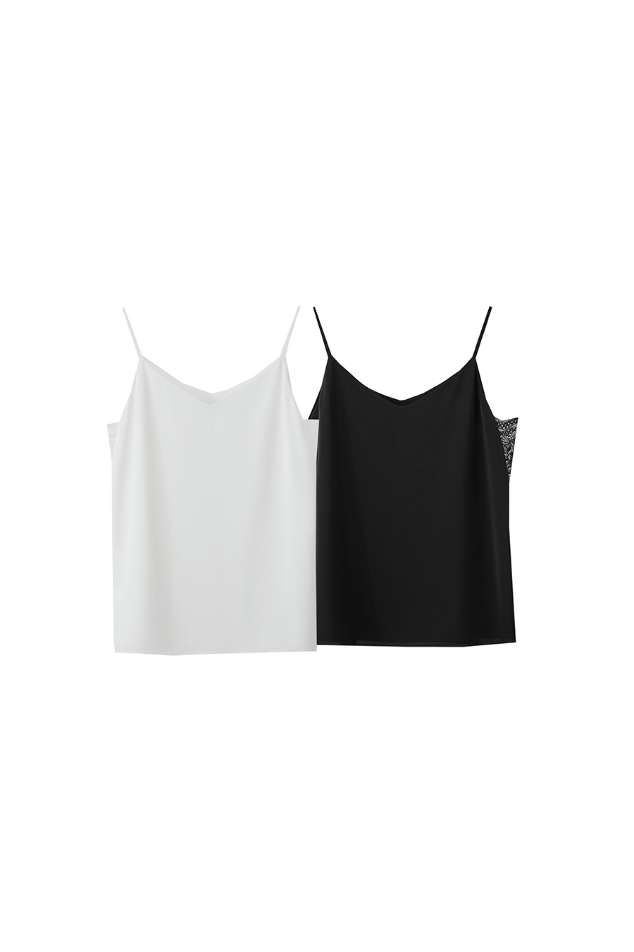 Lace spliced camisole|AMII