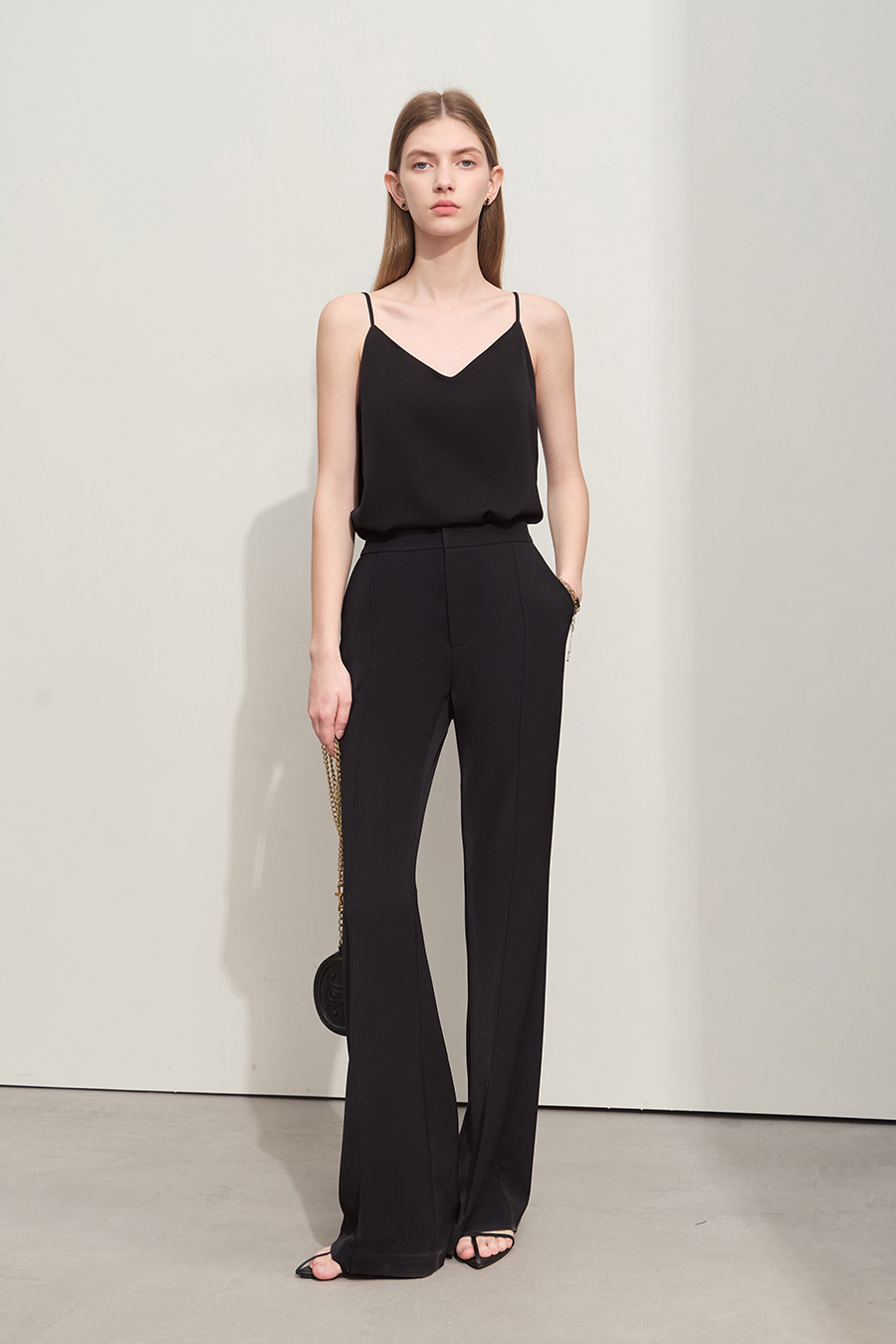 Lace spliced camisole|AMII