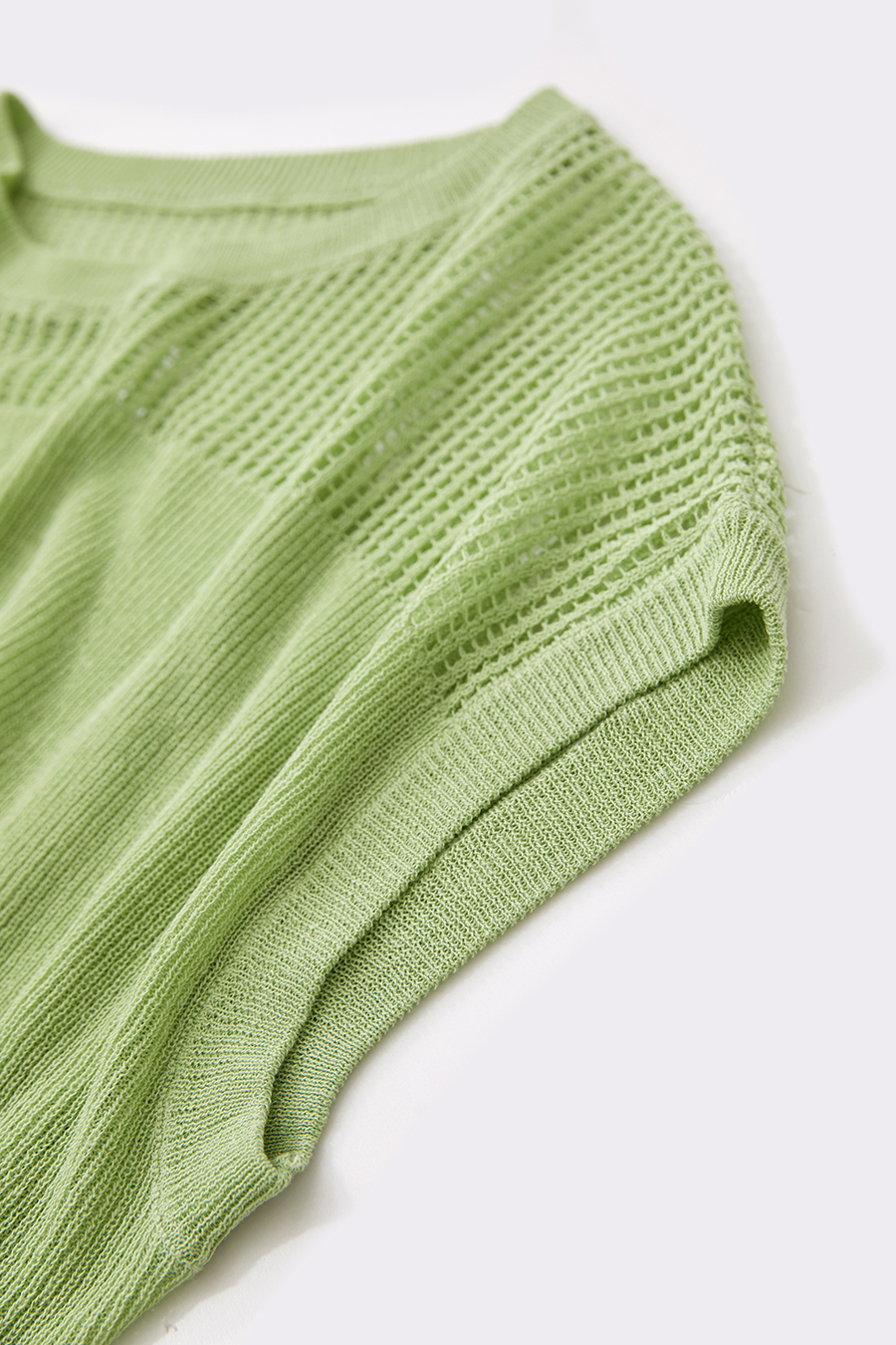 Eyelet Hollowed - out Knitted Sweater|AMII-AMII.com