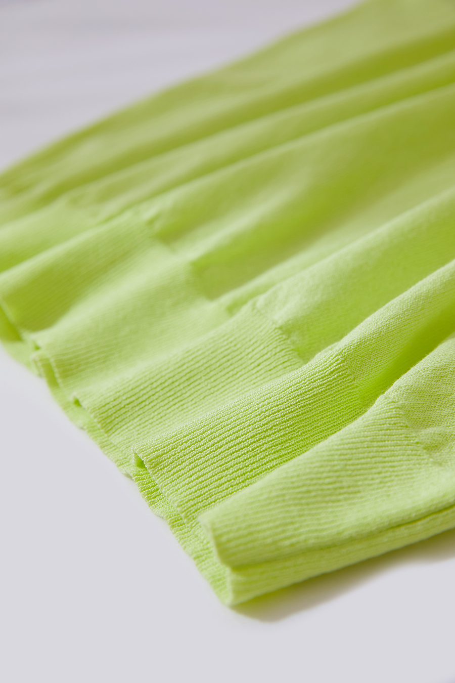 Linen-like Hooded Knit Top