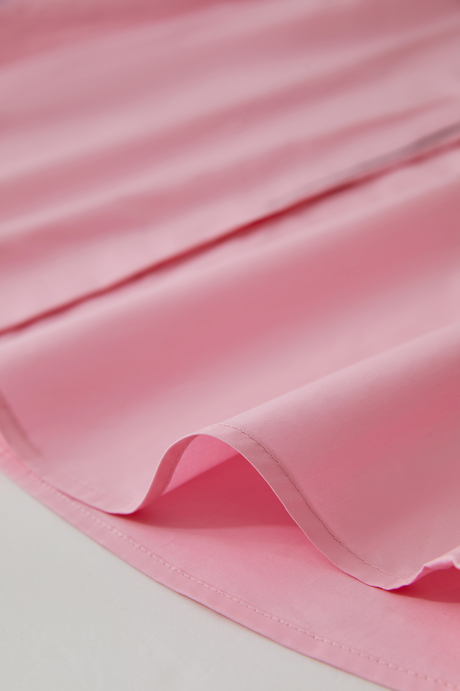 Rhinestone Embroidery All - Cotton Shirt|AMII-AMII.com