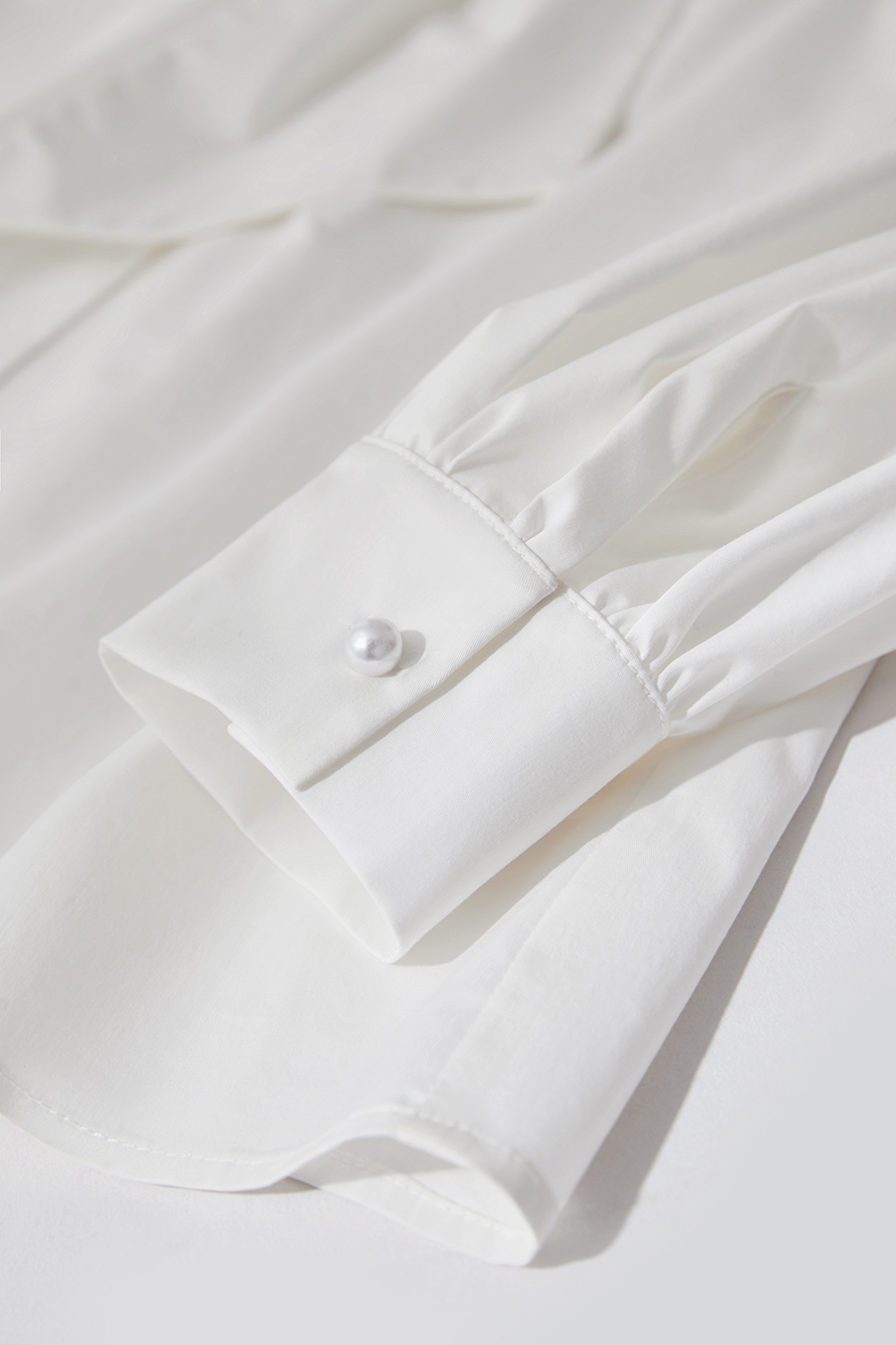 Lantern Sleeve Sash Shirt