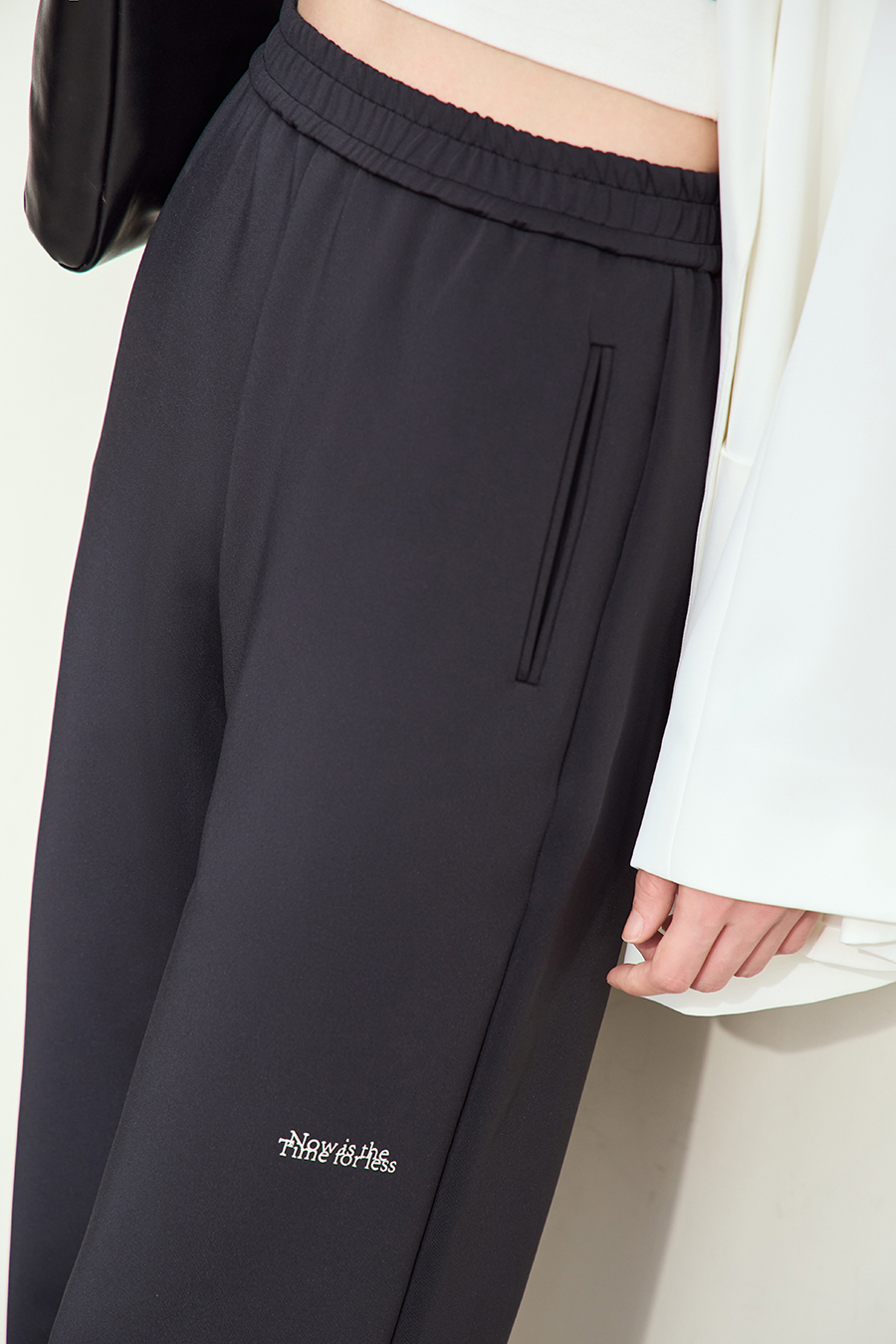 Air-layer Wide Leg Casual Pants