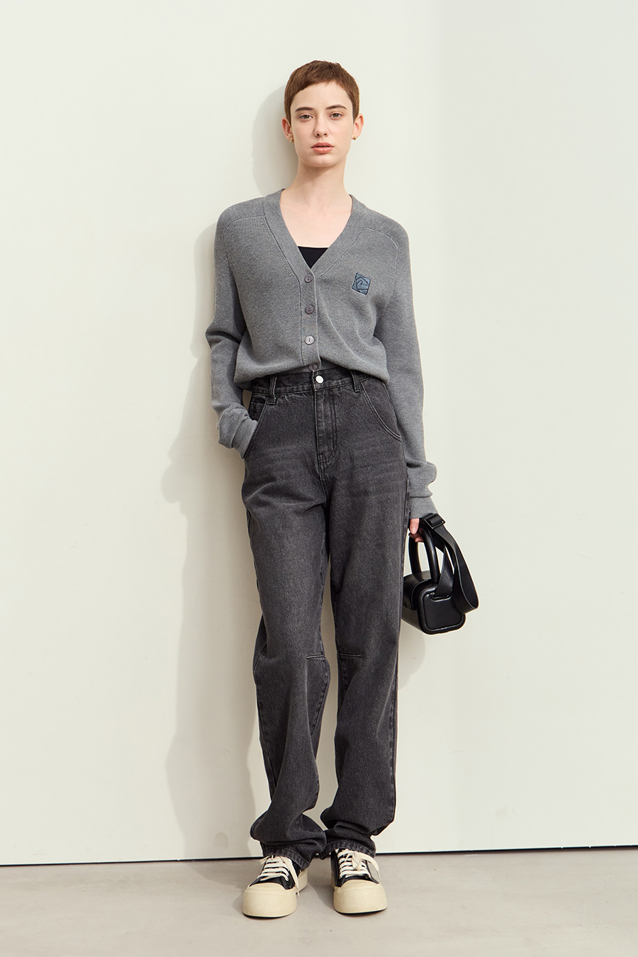 Cotton Loose Denim Pants|AMII-AMII.com