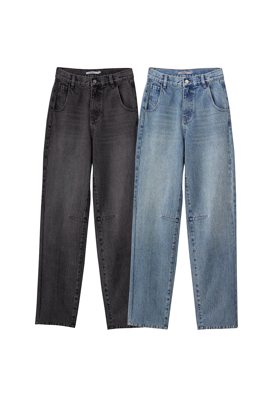 Cotton Loose Denim Pants|AMII-AMII.com