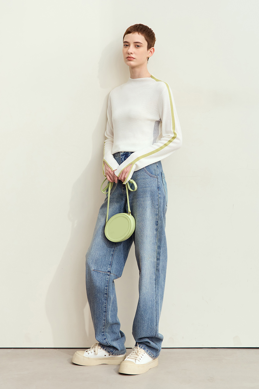 Cotton Loose Denim Pants|AMII-AMII.com