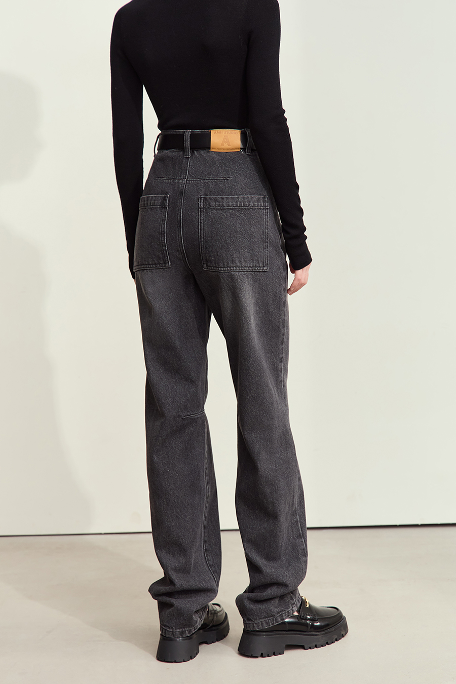 Cotton Loose Denim Pants|AMII-AMII.com