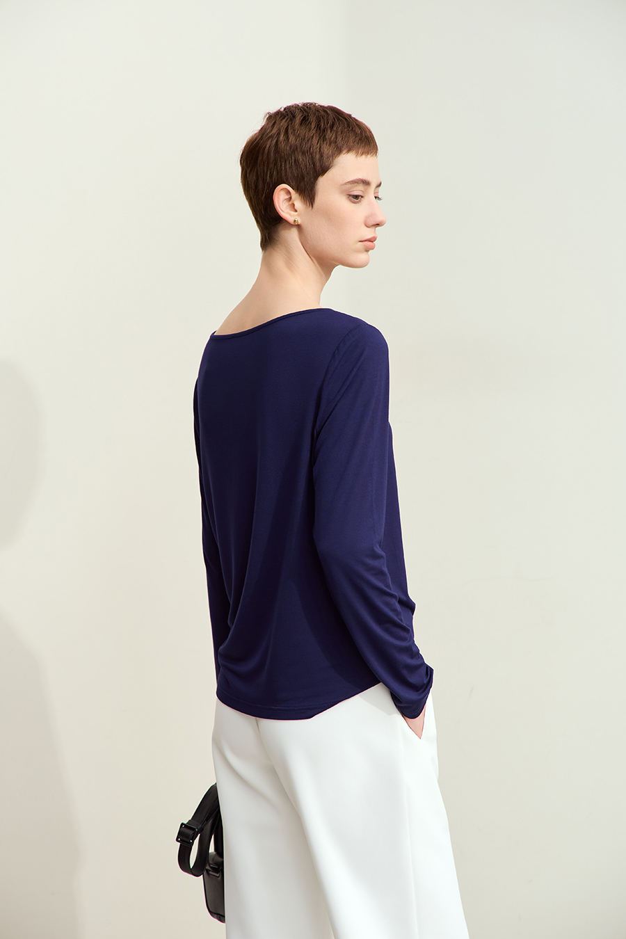 Crew Neck Heart Print T-shirt