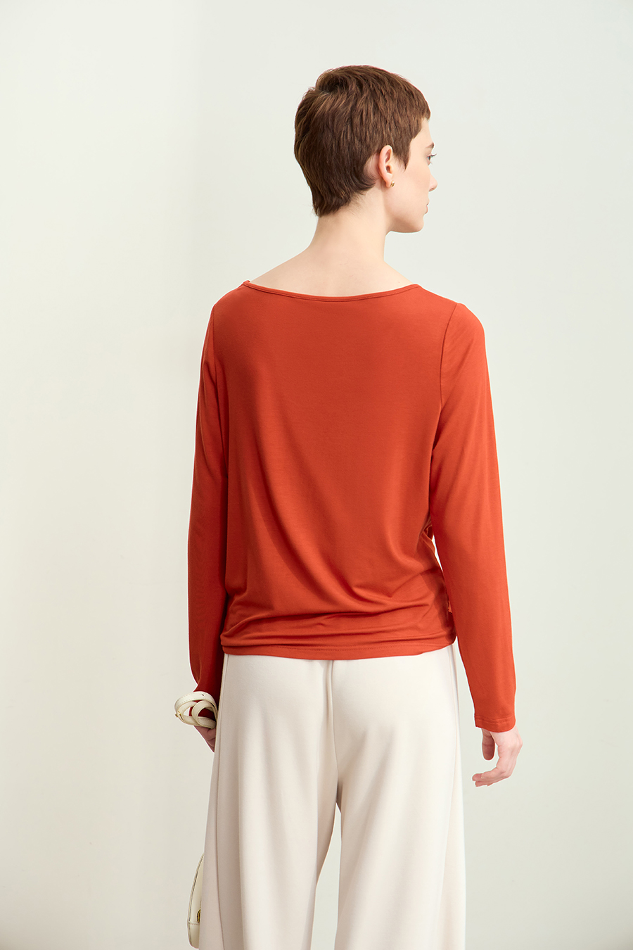 Crew Neck Heart Print T-shirt