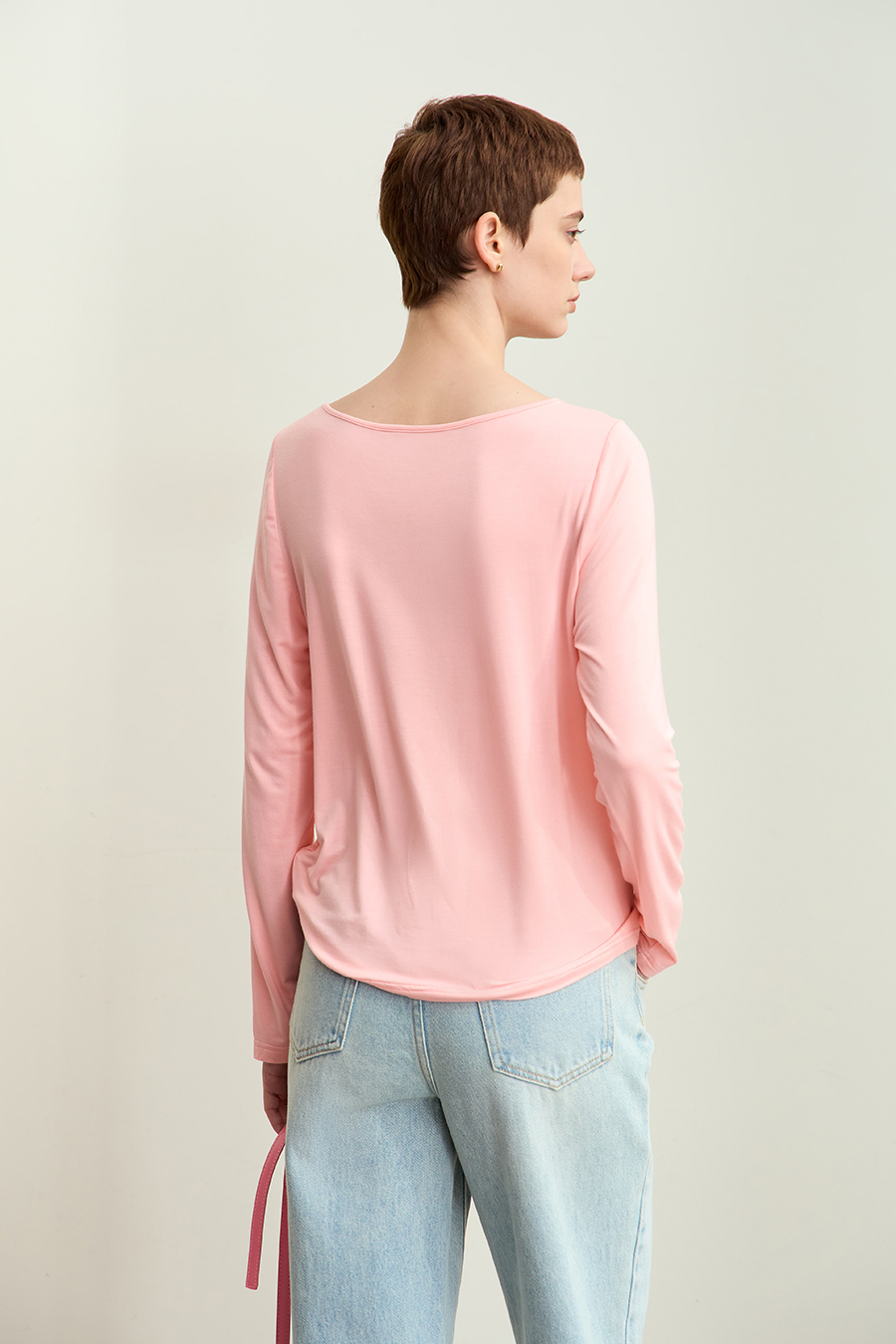 Crew Neck Heart Print T-shirt