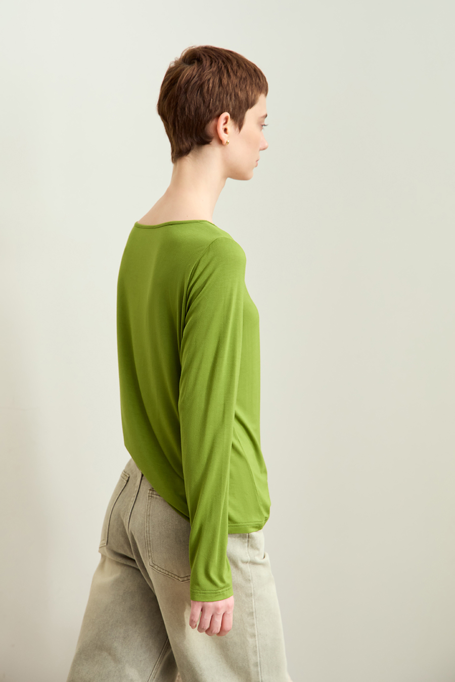 Crew Neck Heart Print T-shirt