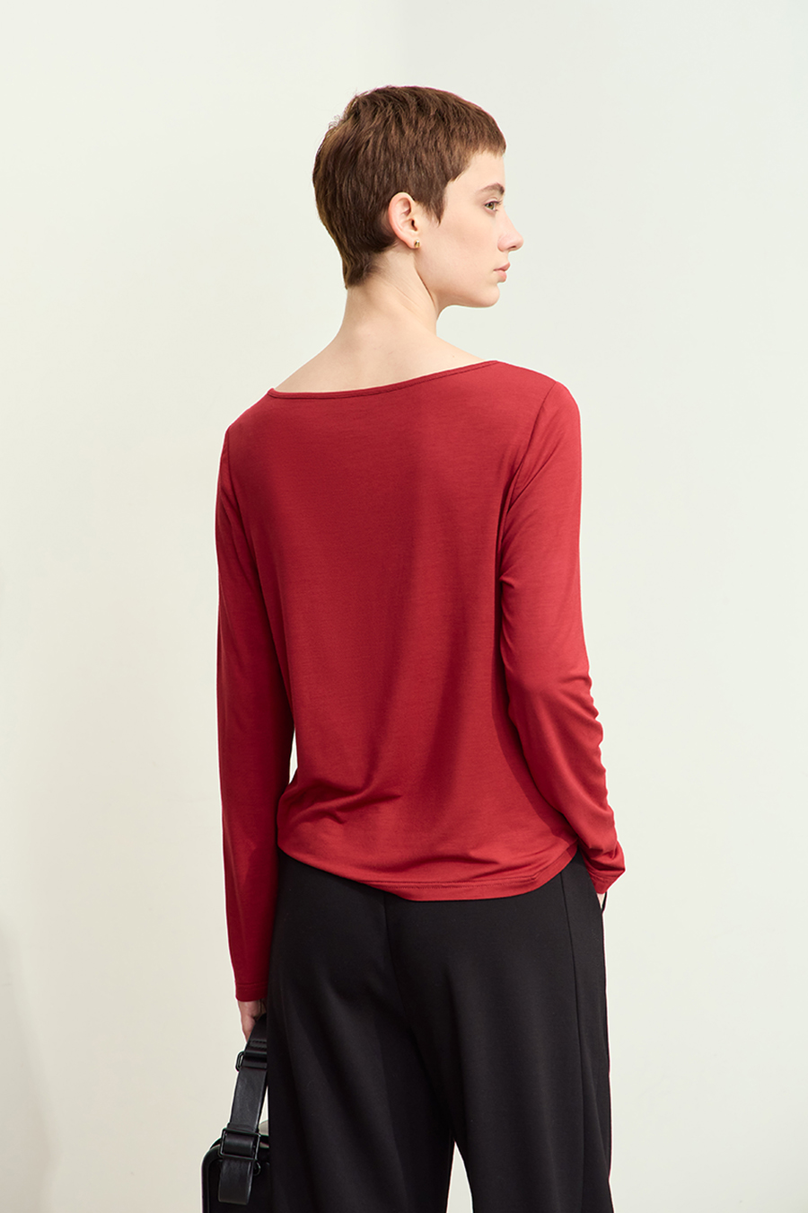 Crew Neck Heart Print T-shirt