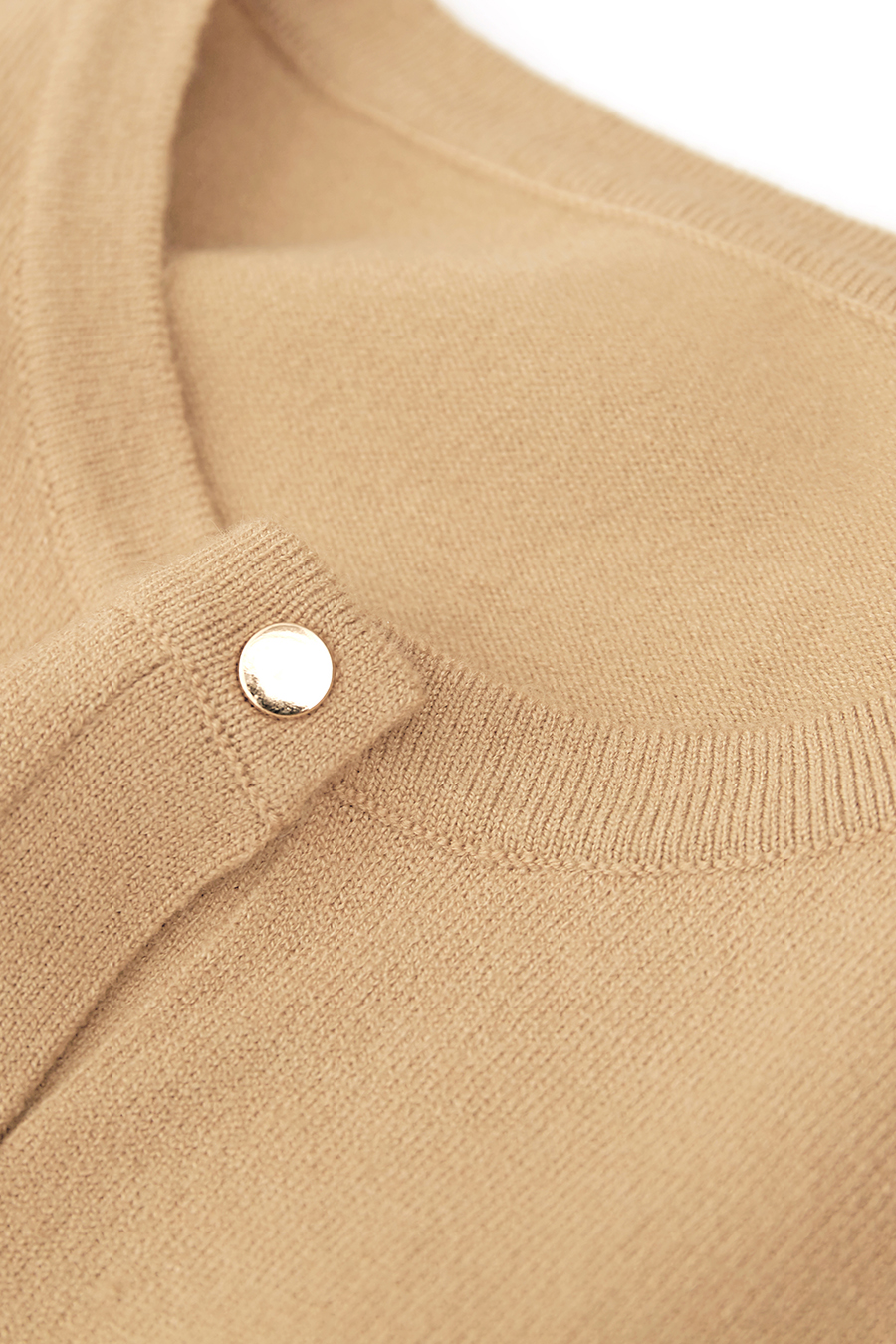 Metal Button Knitted Cardigan|AMII-AMII.com