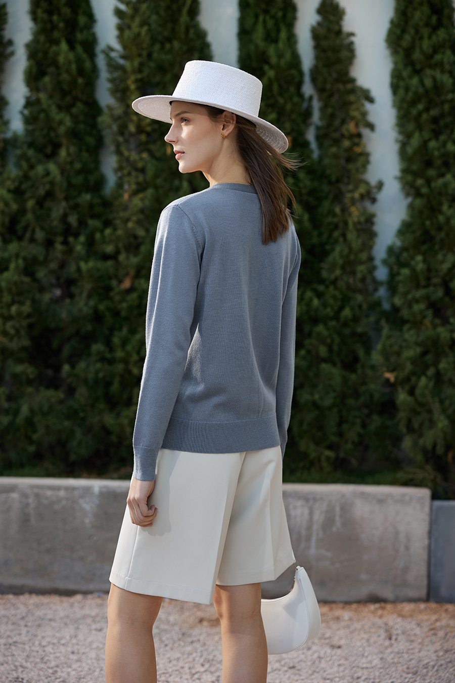 Fake Two - piece Knitted Cardigan|AMII-AMII.com