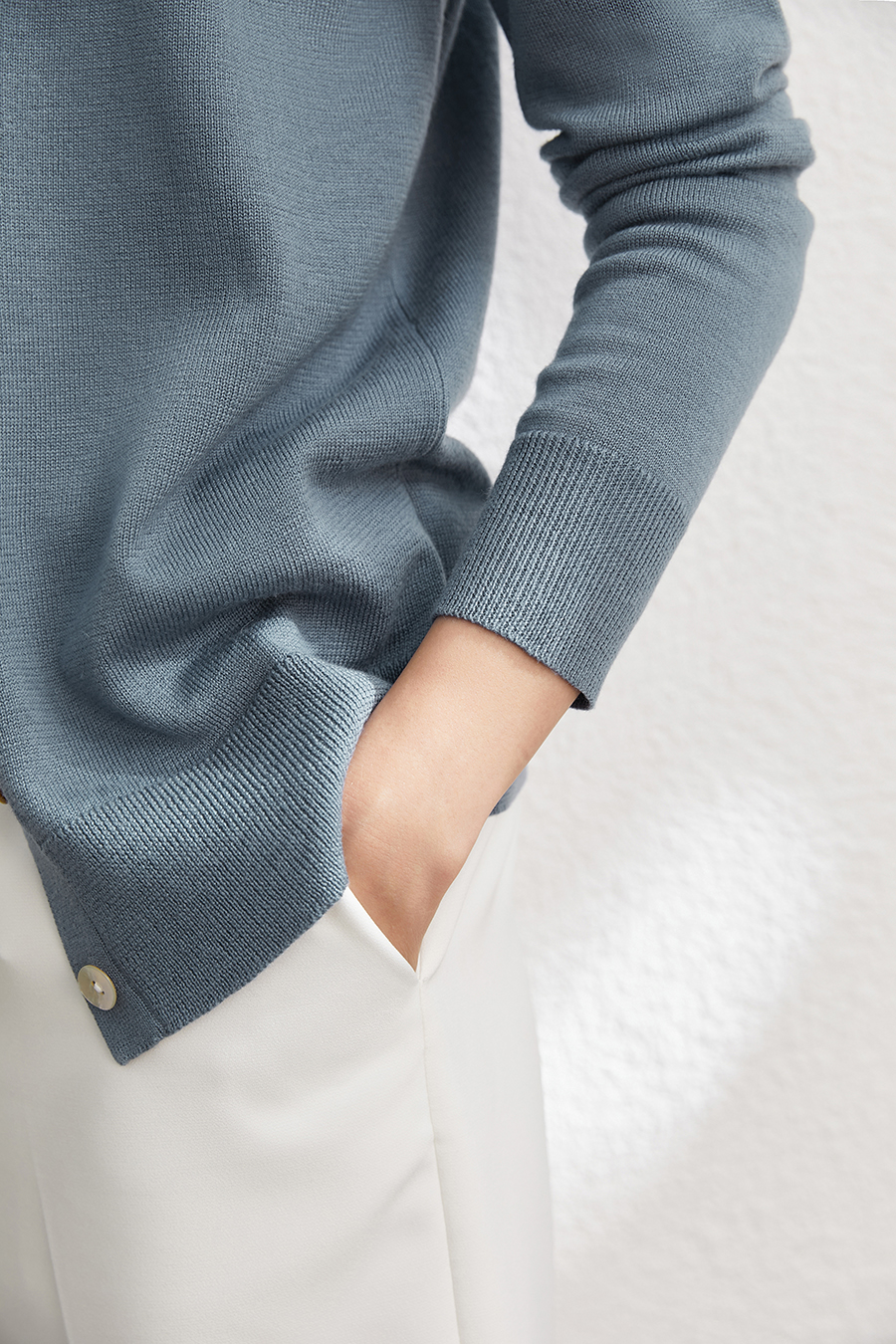 Fake Two - piece Knitted Cardigan|AMII-AMII.com