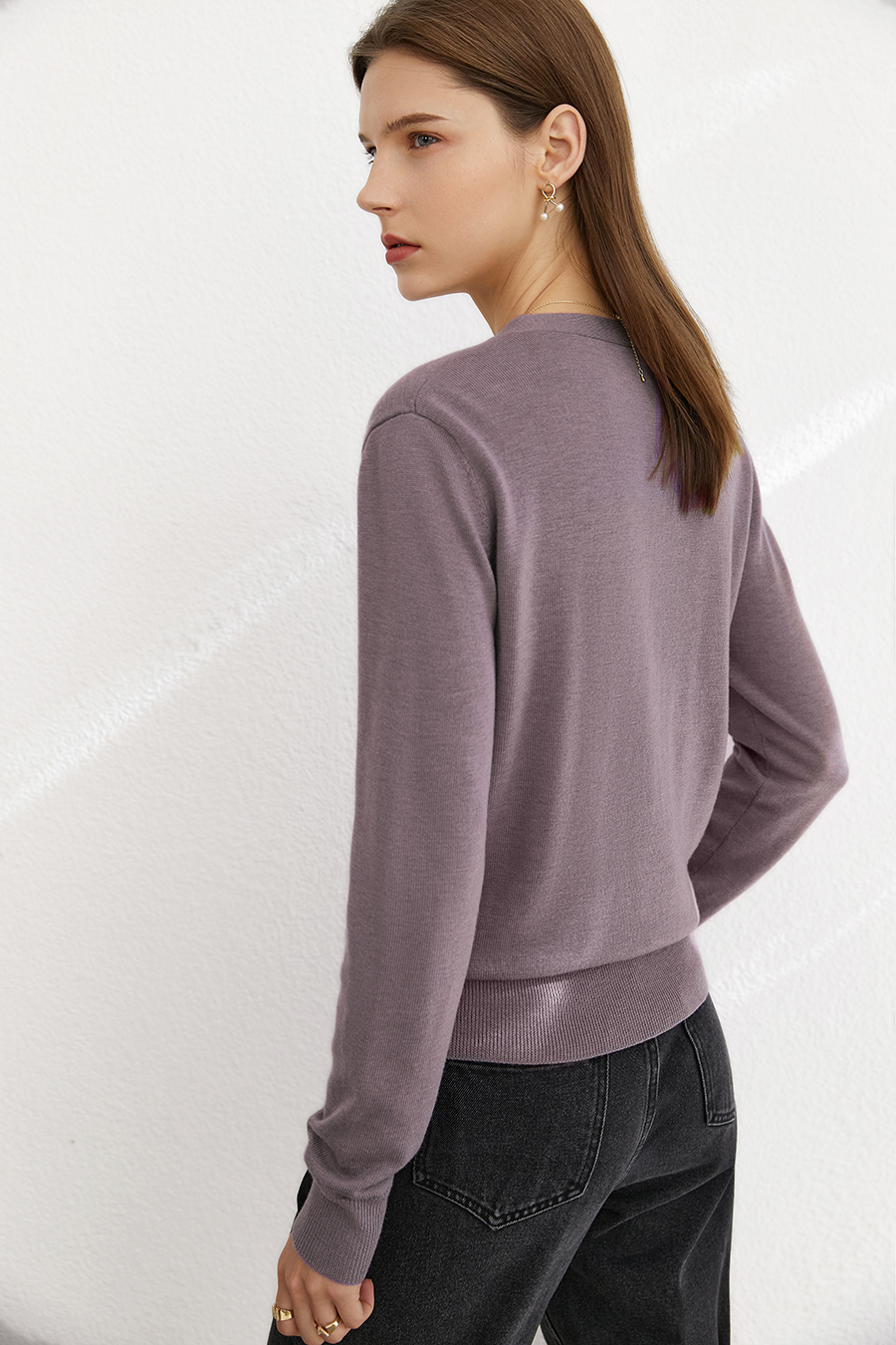 Fake Two - piece Knitted Cardigan|AMII-AMII.com