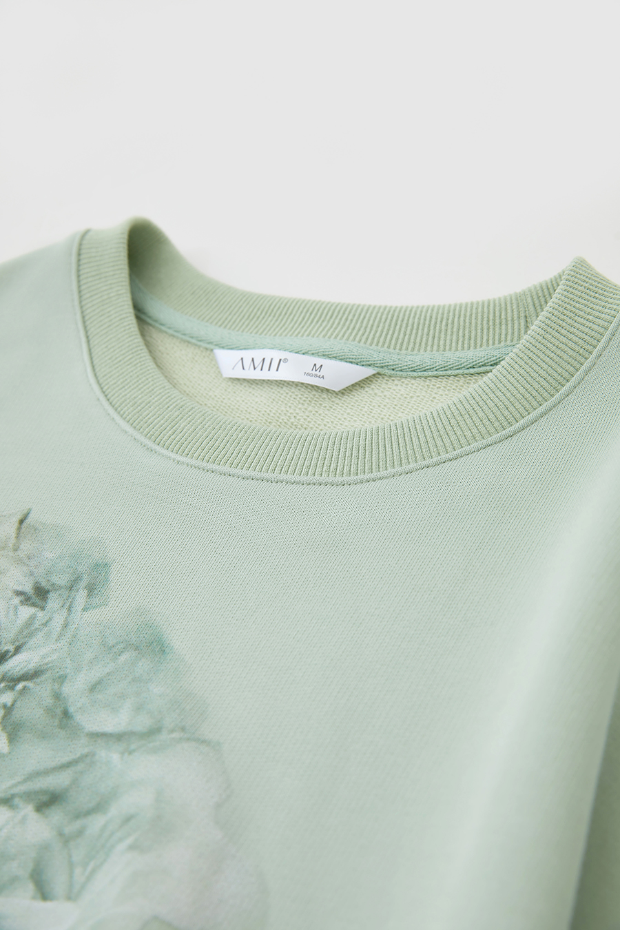 Art Printed & Embroidered Sweatshirt