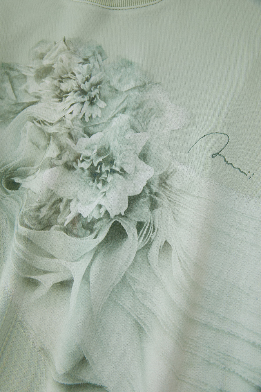 Art Printed & Embroidered Sweatshirt