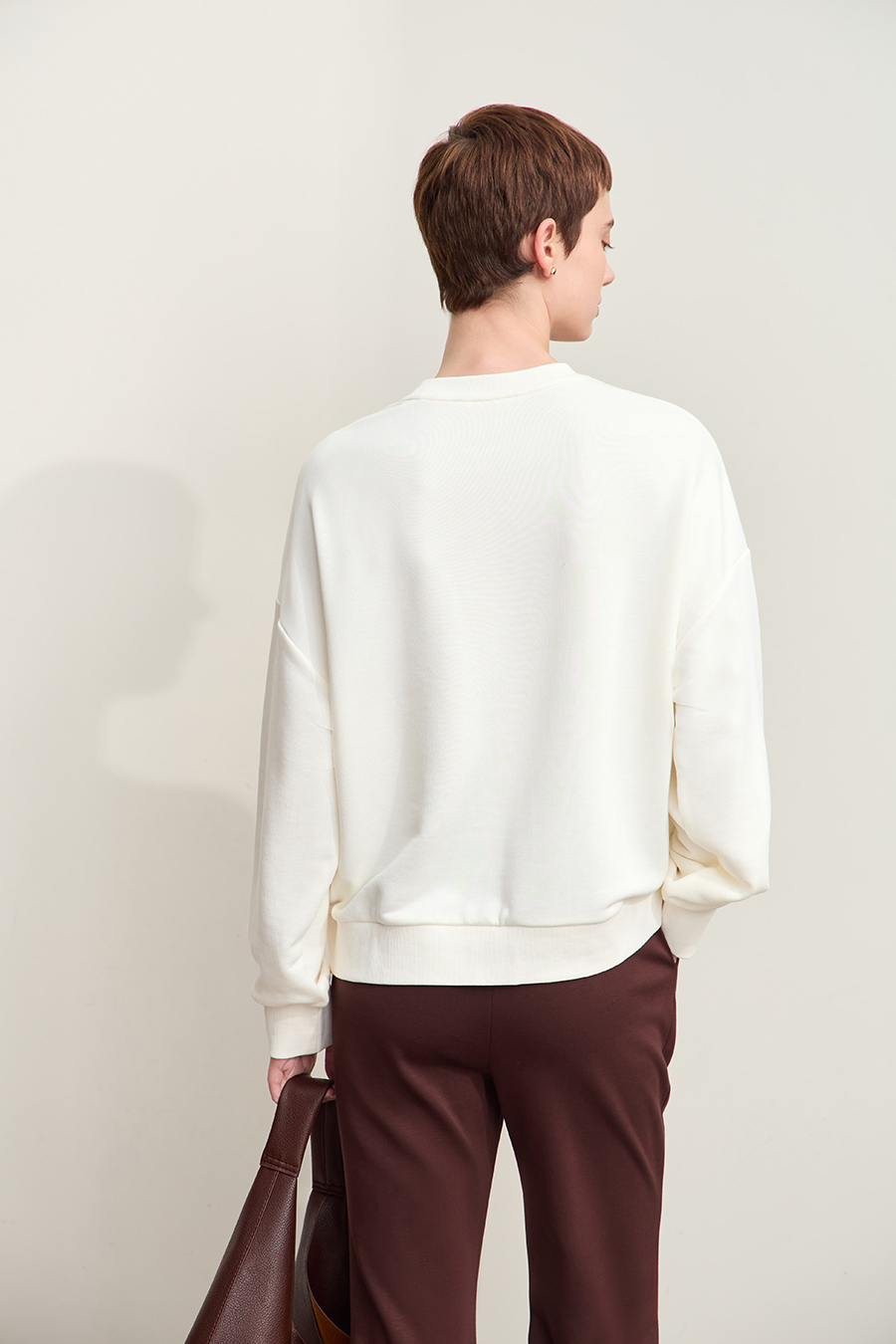 Art Printed & Embroidered Sweatshirt