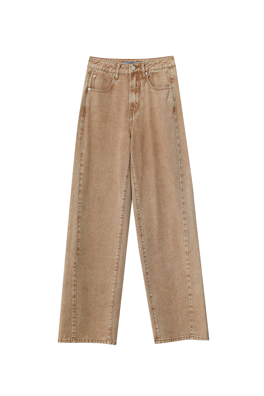 Distressed Washed Denim Long Pants|AMII-AMII.com