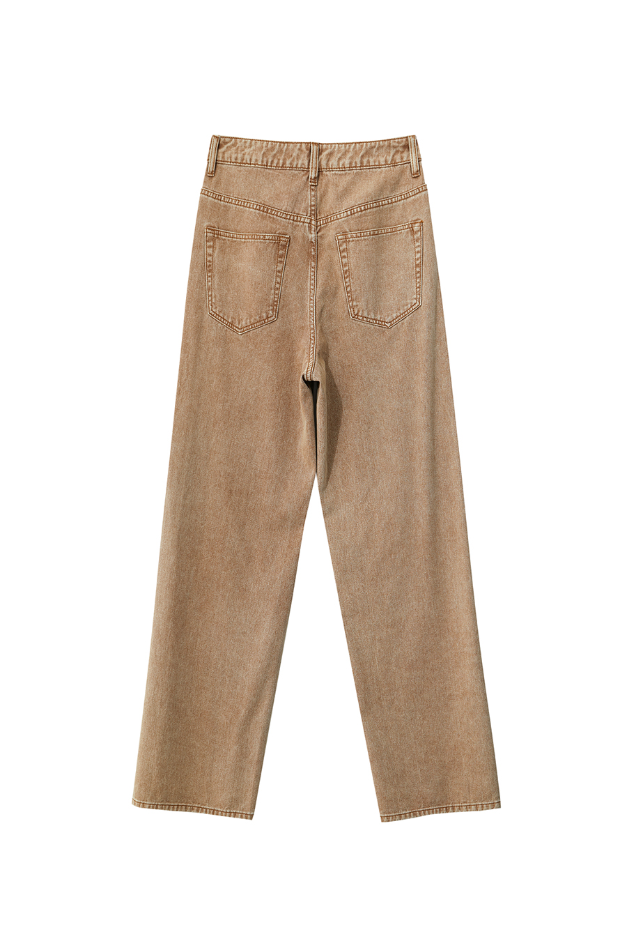 Distressed Washed Denim Long Pants|AMII-AMII.com