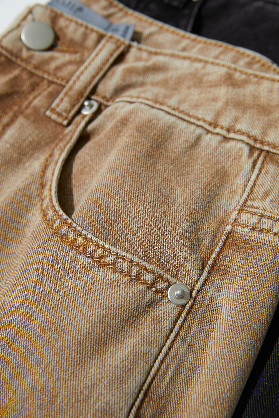 Distressed Washed Denim Long Pants|AMII-AMII.com