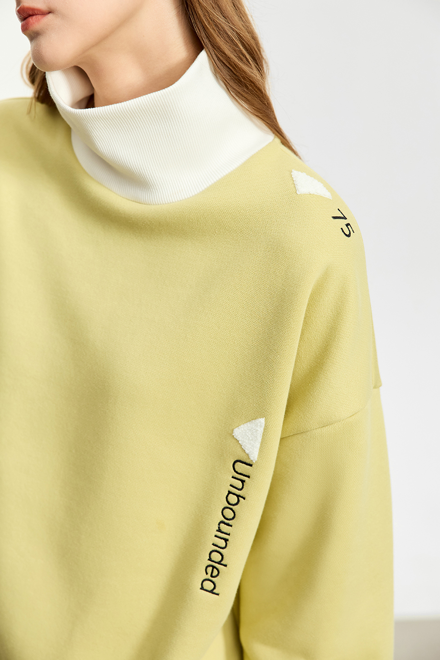 Loose Drop-shoulder Fleece Sweatshirt