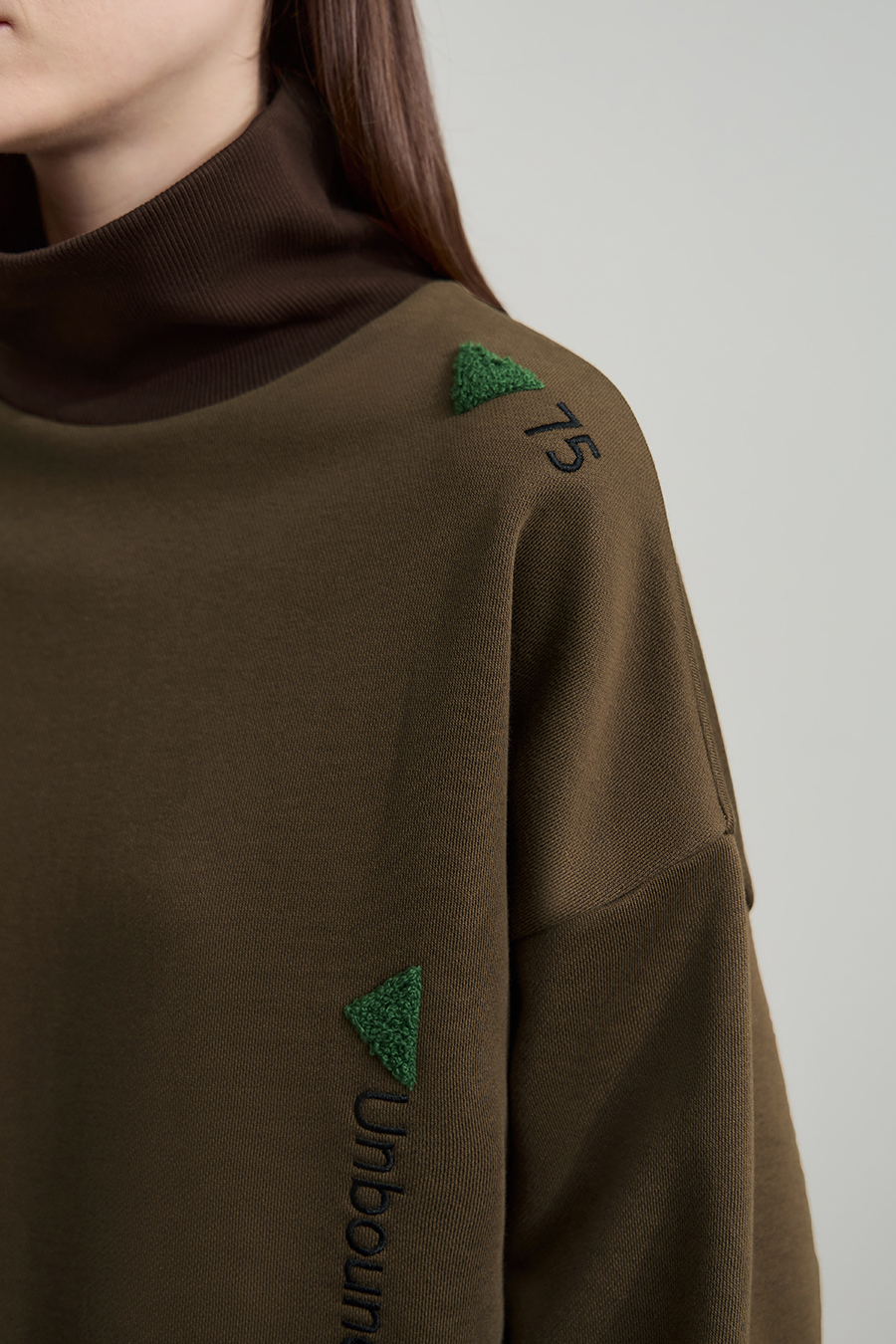 Loose Drop-shoulder Fleece Sweatshirt