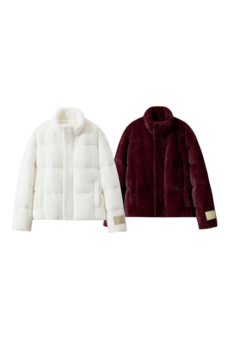 Plush - textured Down Jacket|AMII-AMII.com