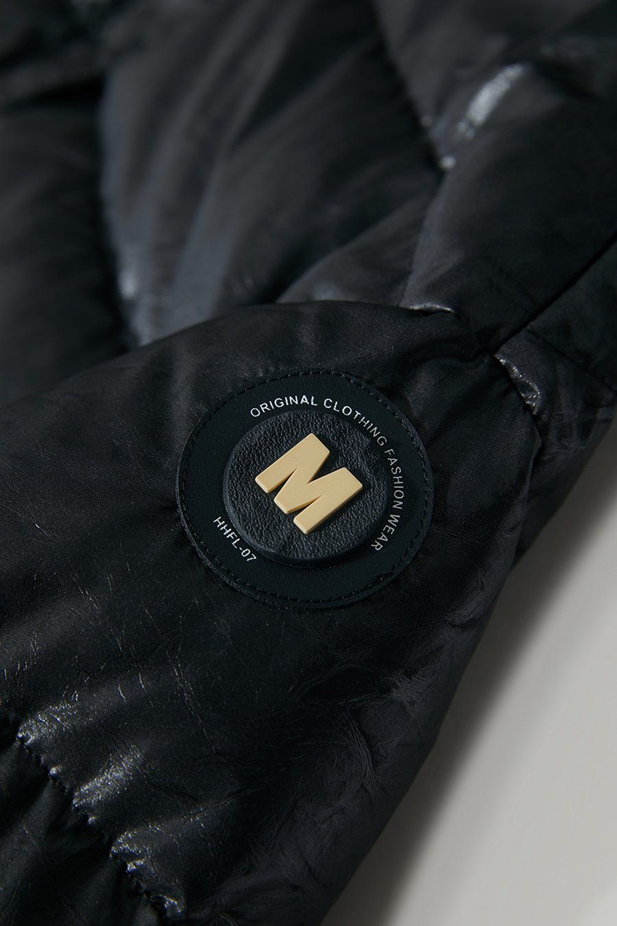 Ultra - loose Faux Leather Down Jacket|AMII-AMII.com