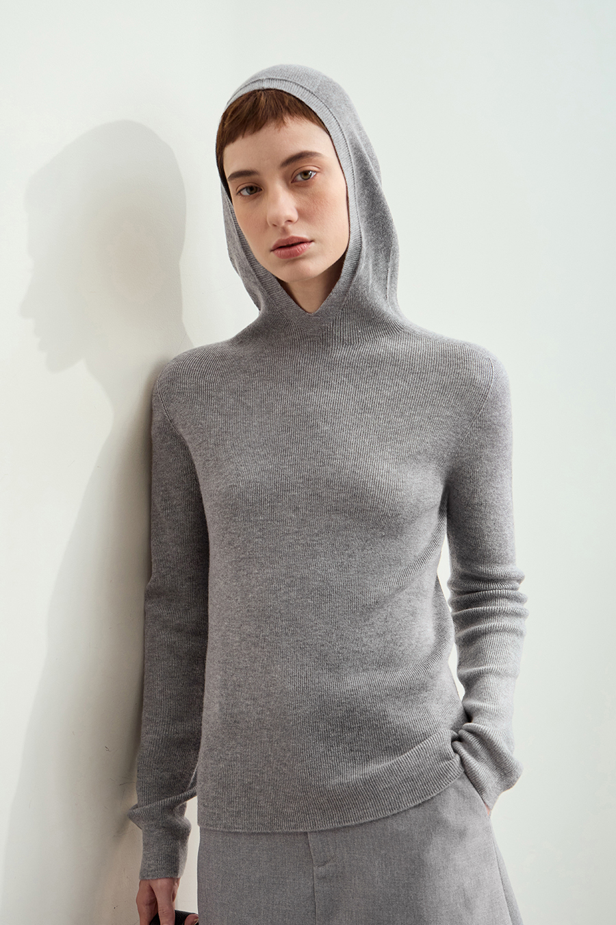 Seamless Integrated Hooded Sweater|AMII-AMII.com