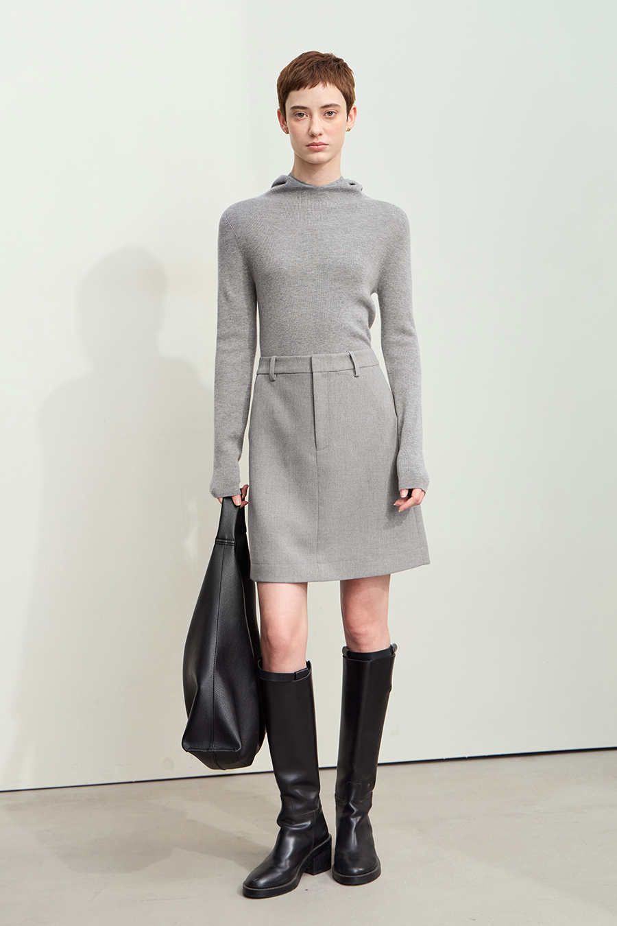 Seamless Integrated Hooded Sweater|AMII-AMII.com