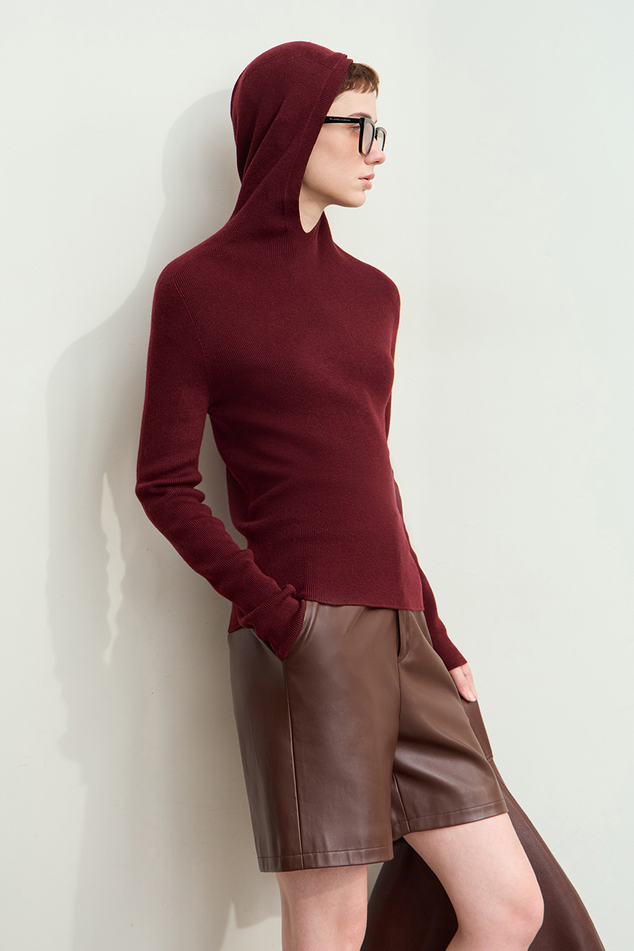 Seamless Integrated Hooded Sweater|AMII-AMII.com