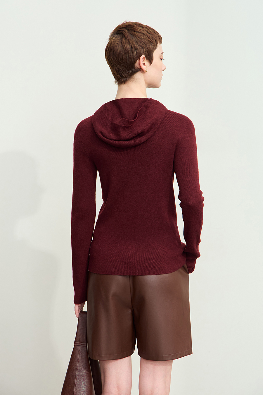 Seamless Integrated Hooded Sweater|AMII-AMII.com