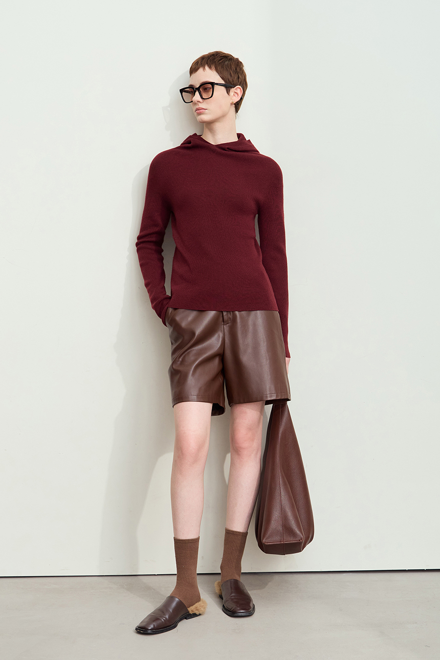 Seamless Integrated Hooded Sweater|AMII-AMII.com