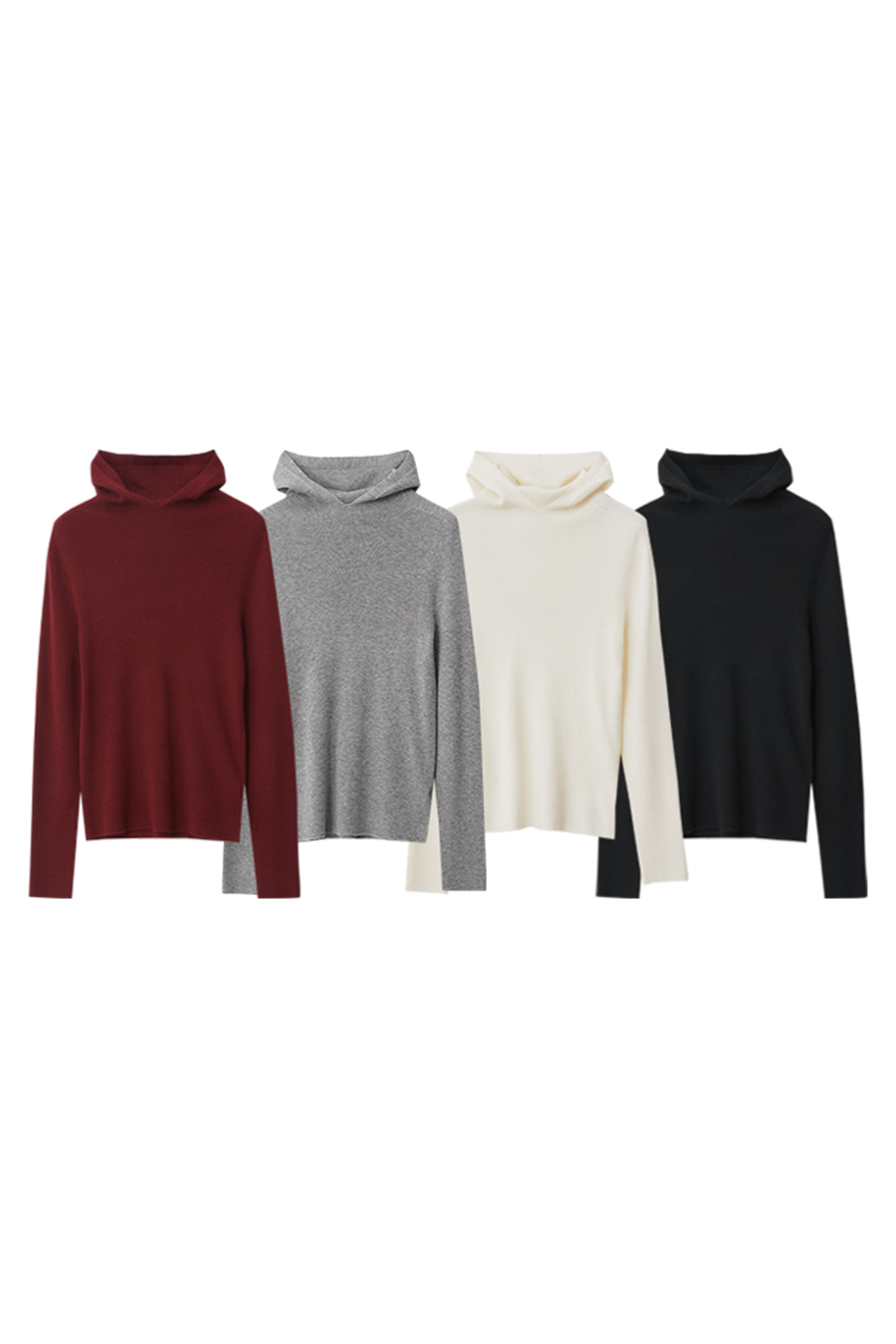 Seamless Integrated Hooded Sweater|AMII-AMII.com